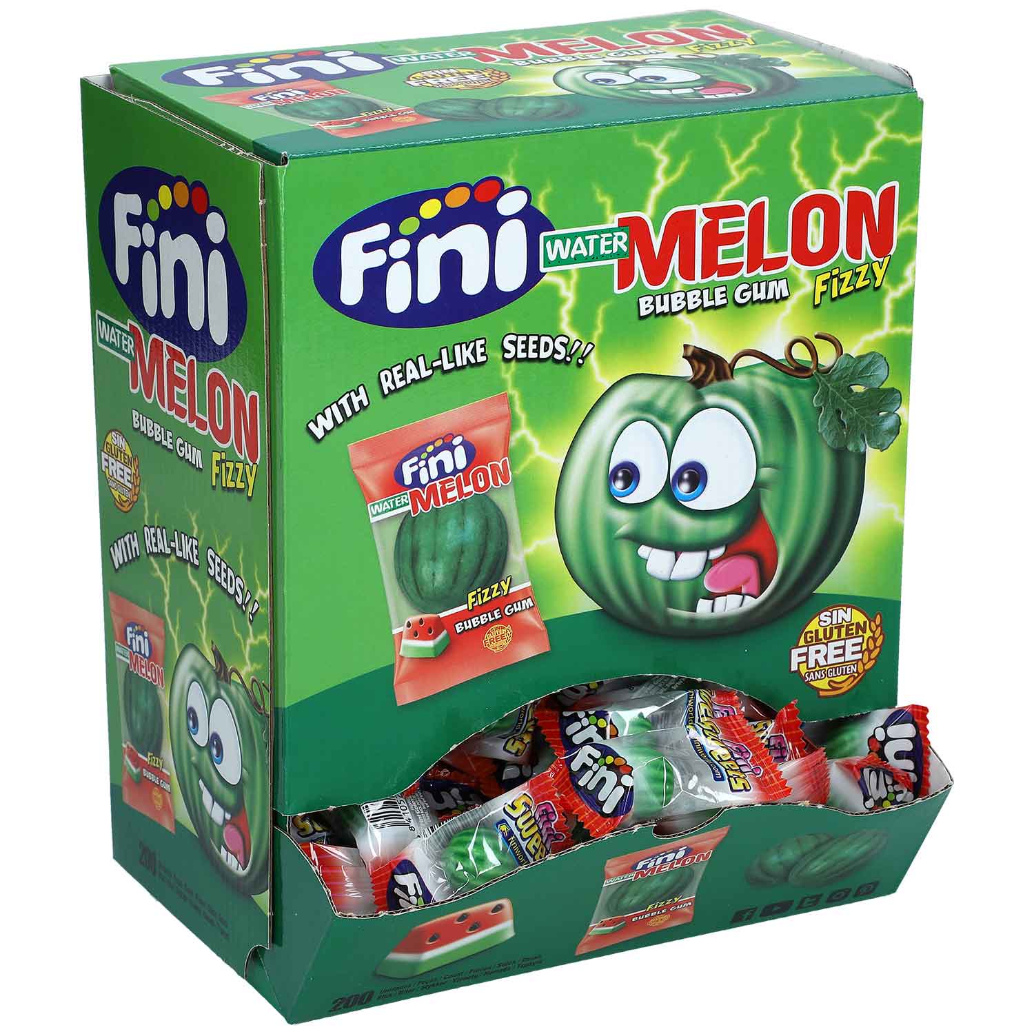 Fini Watermelon Fizzy Bubble Gum 200er