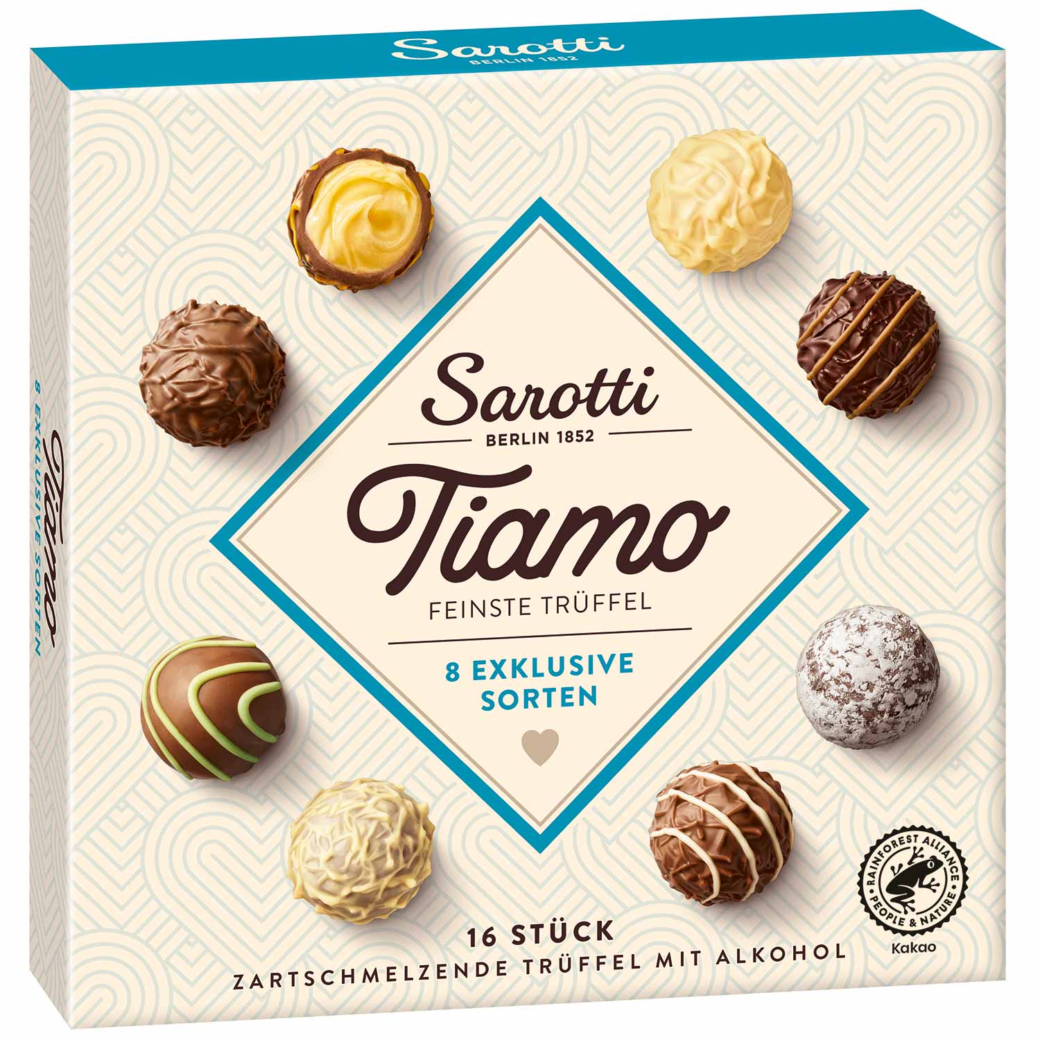Sarotti Tiamo Feinste Trüffel mit Alkohol 200g