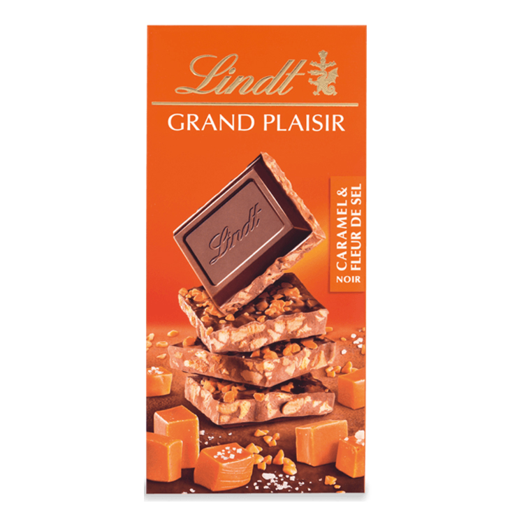 Lindt Grand Plaisir Caramel & Fleur de Sel Tafel 150g