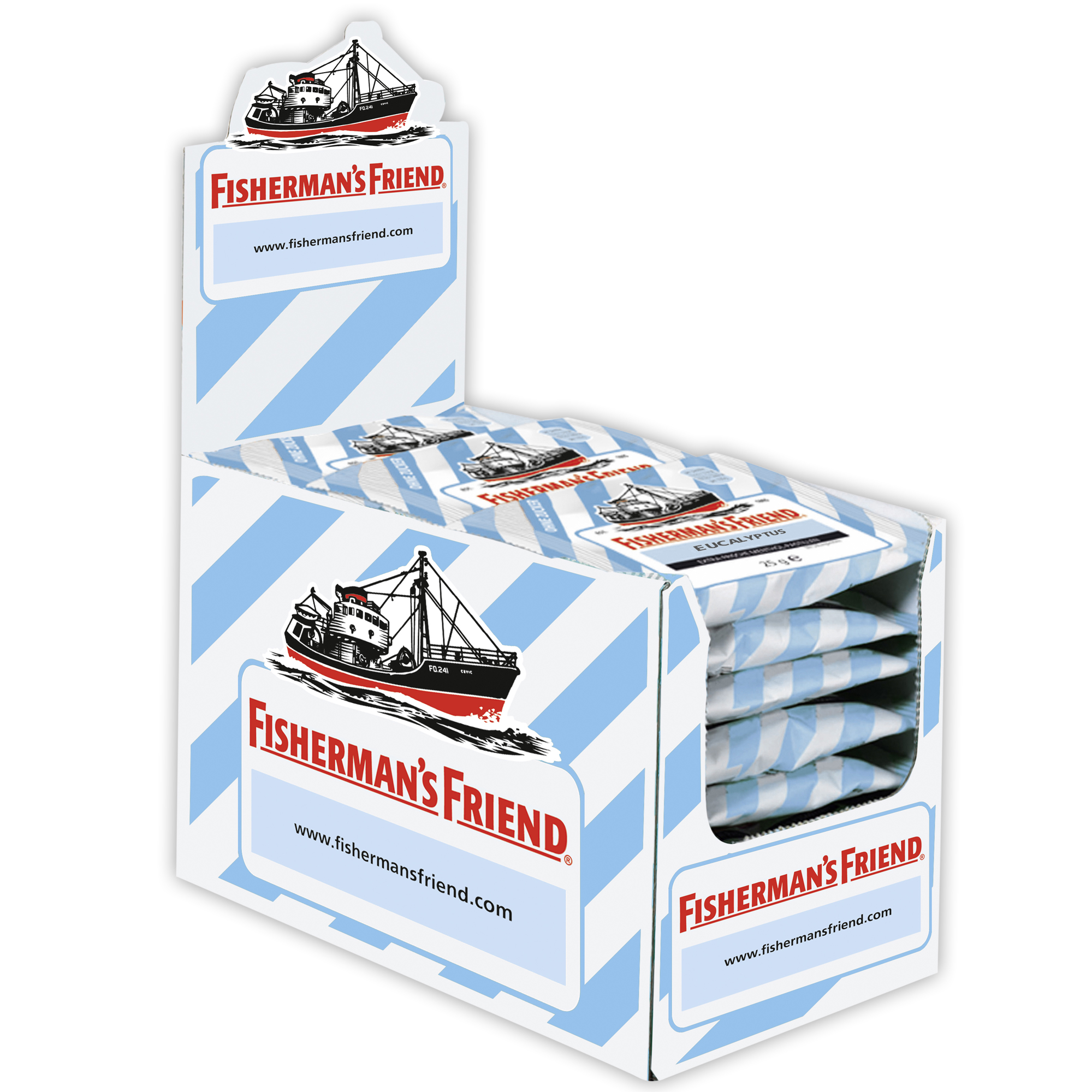 Fisherman's Friend Eucalyptus ohne Zuckerzusatz 24x25g