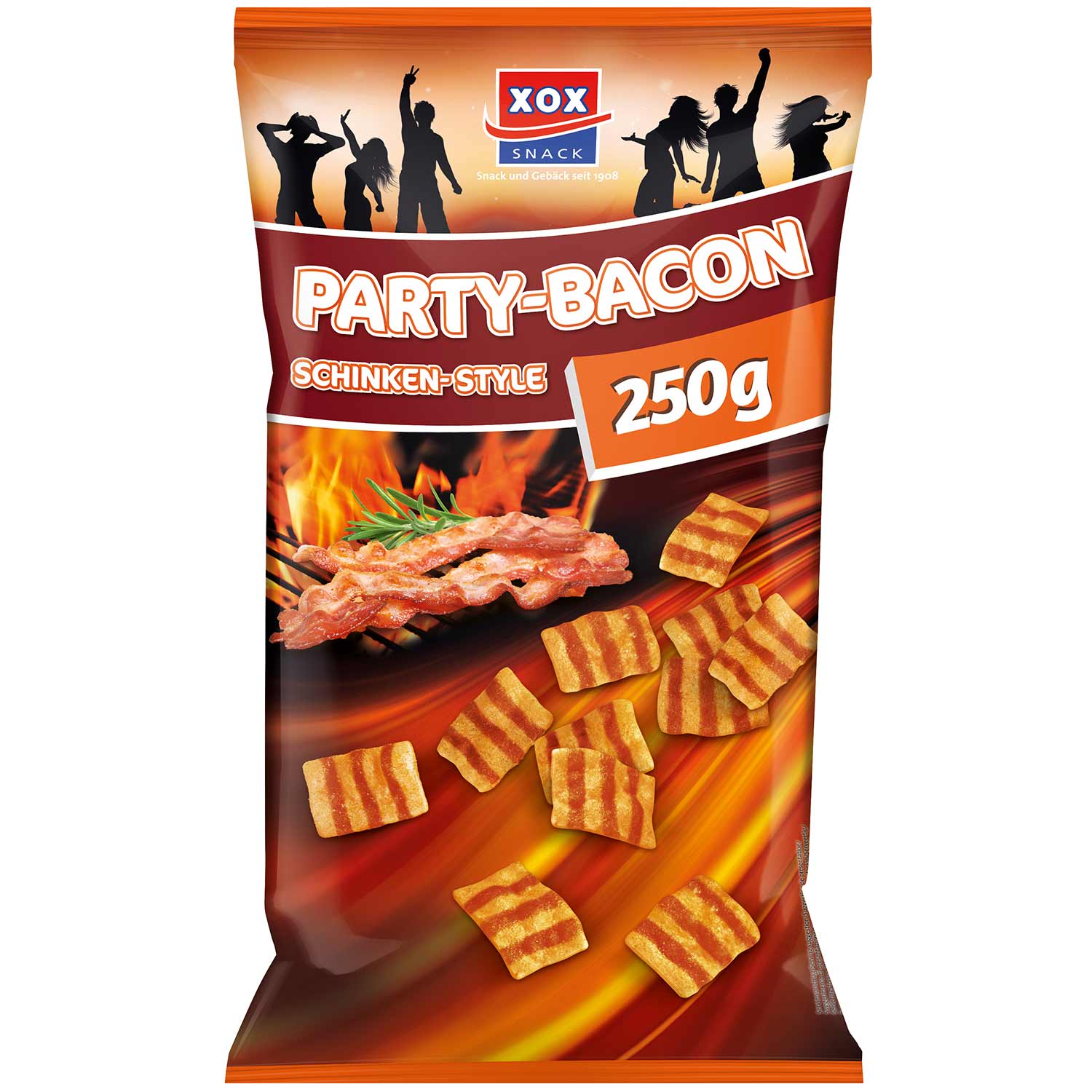 XOX Party-Bacon Schinken-Geschmack 250g