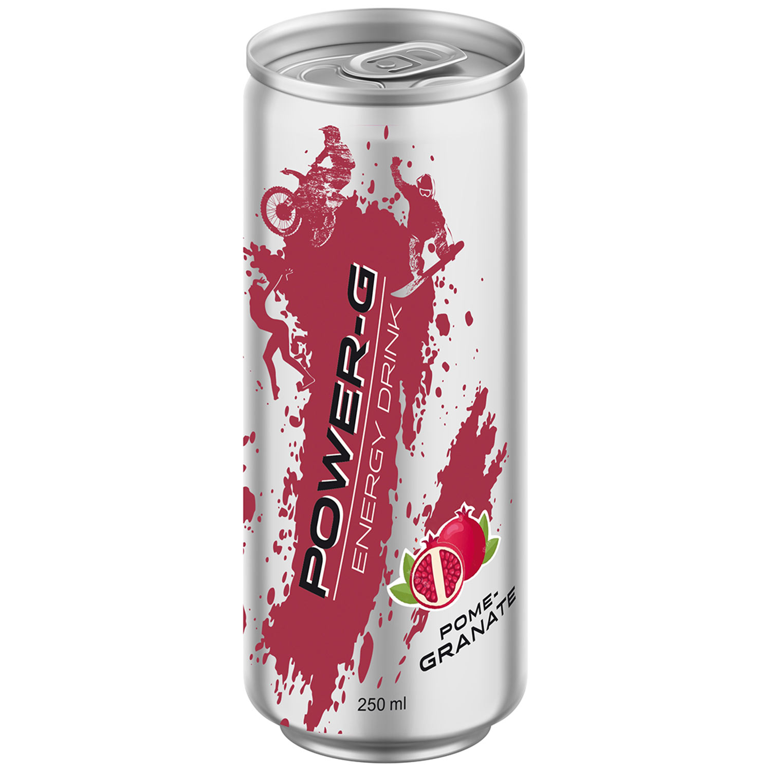 Power-G Energy Drink Pomegranate 250ml
