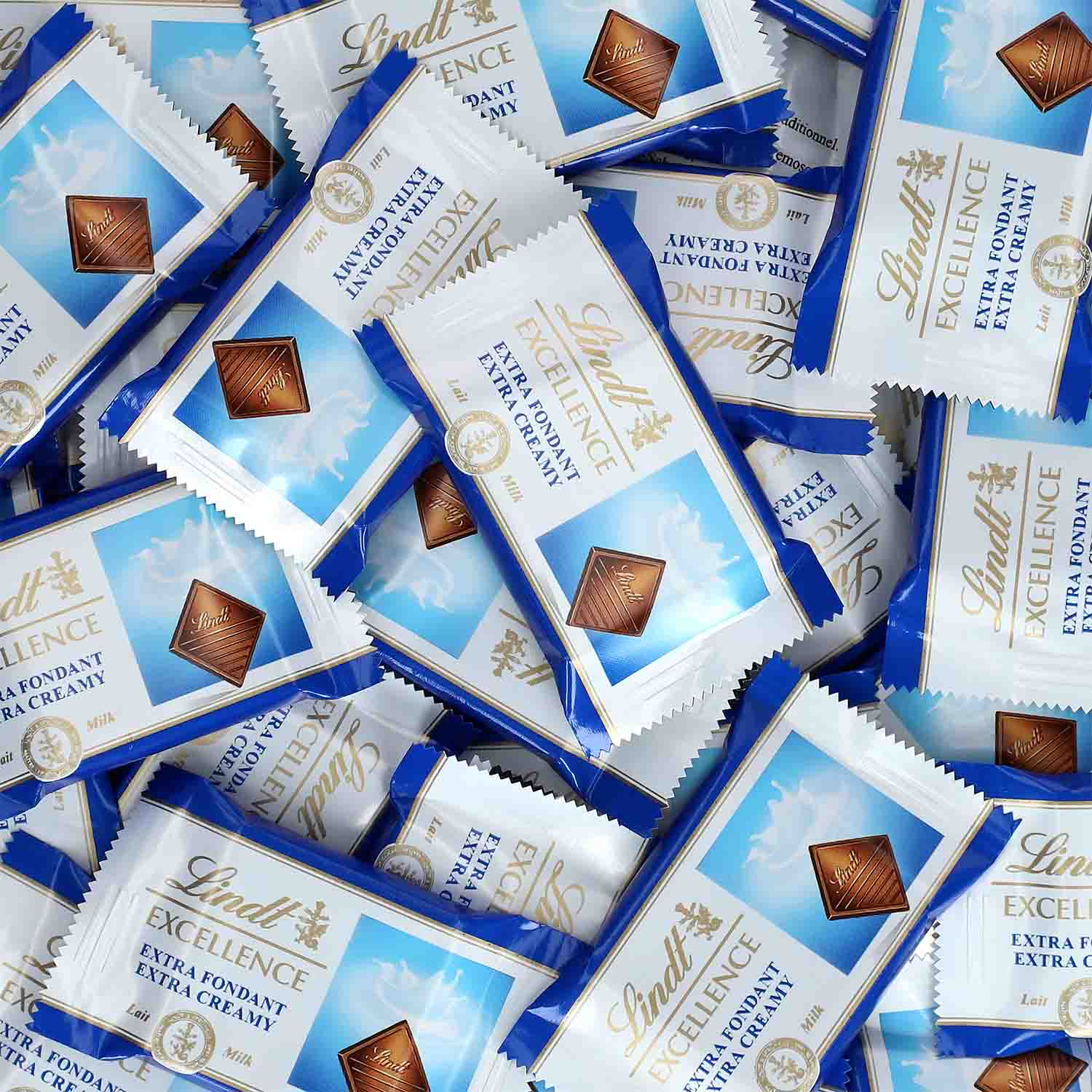 Lindt Excellence Mini Täfelchen Extra Cremig Vollmilch 200er