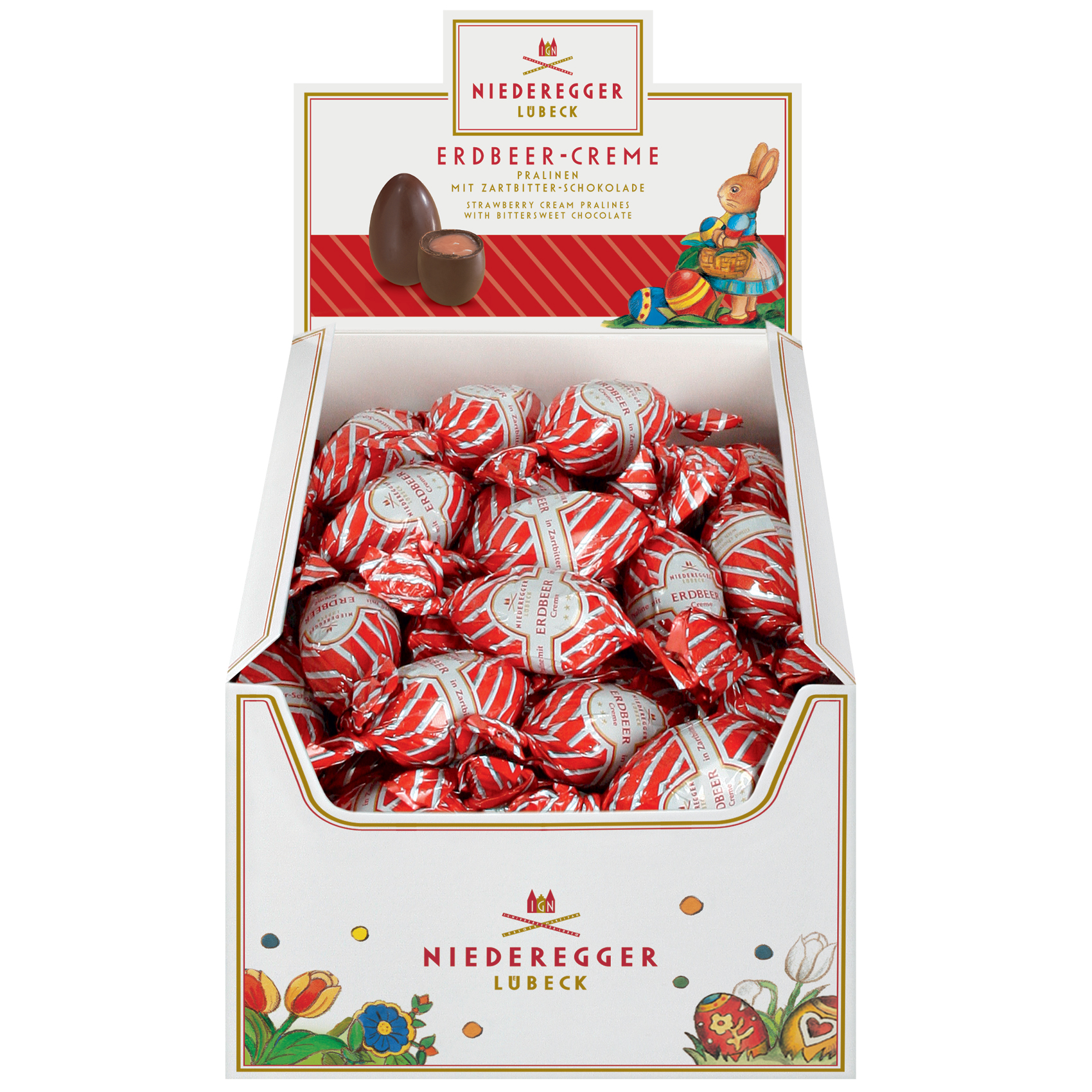 Niederegger Erdbeer-Creme-Eier 75x17g
