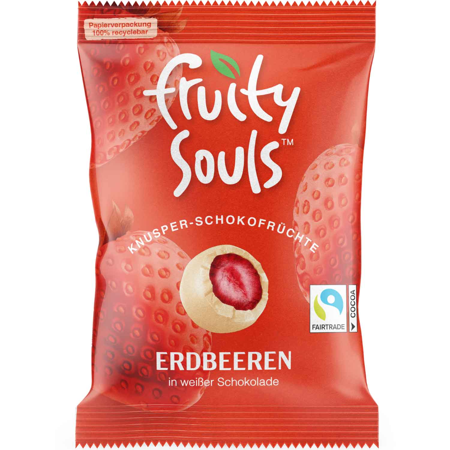 Fruity Souls Erdbeere Weiß 80g