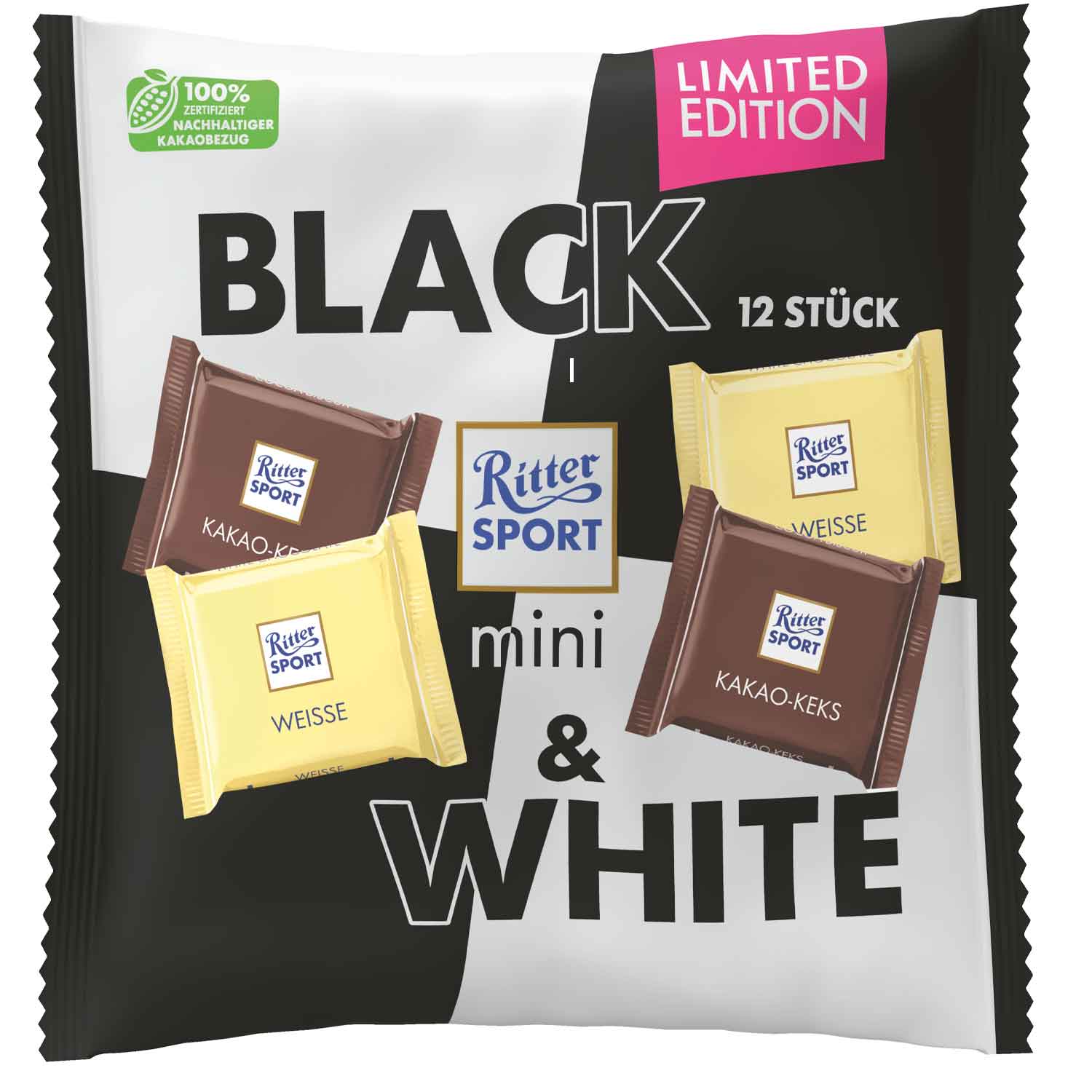 Ritter Sport mini Black & White 12er