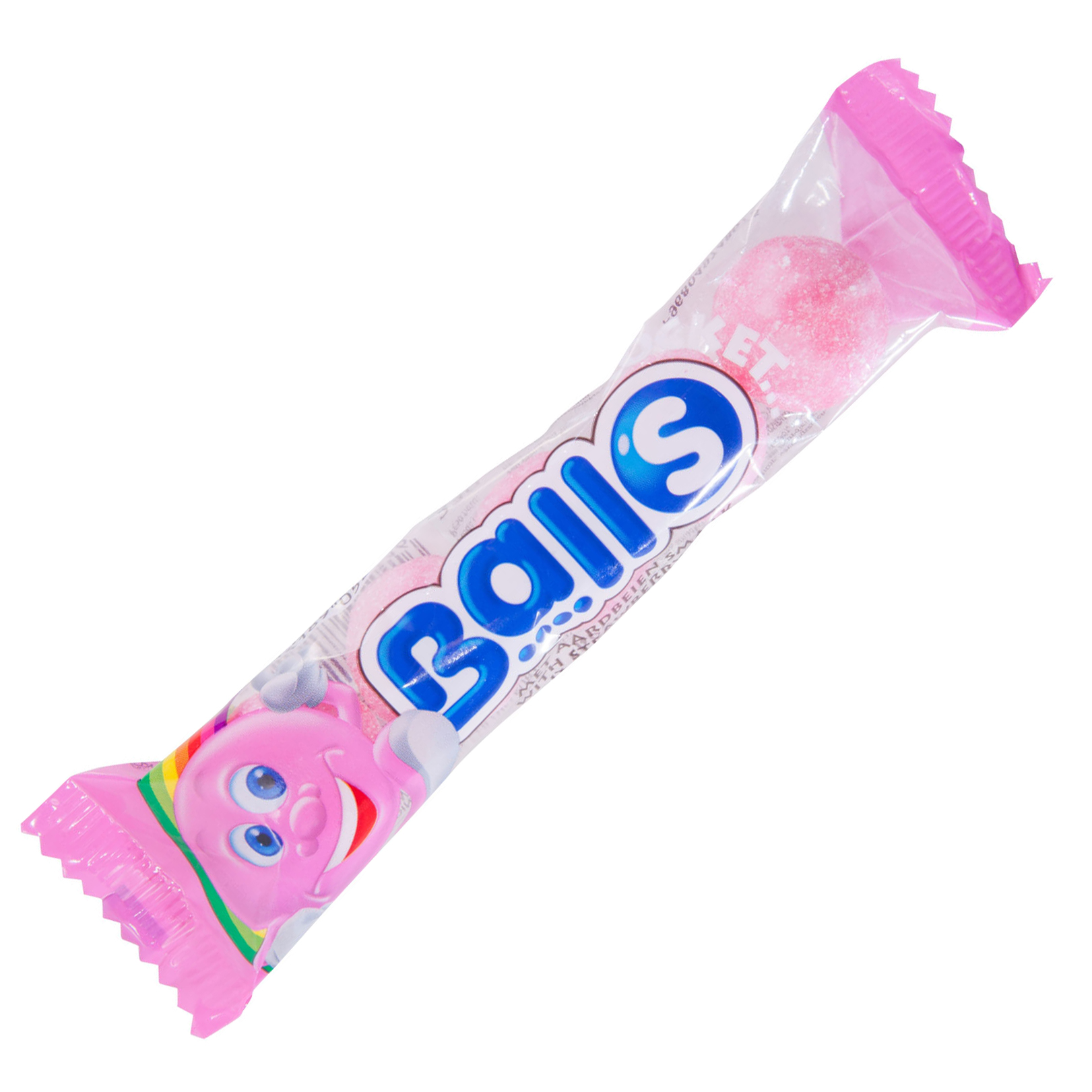 Rocket Balls Brausebälle Erdbeer sauer 5er