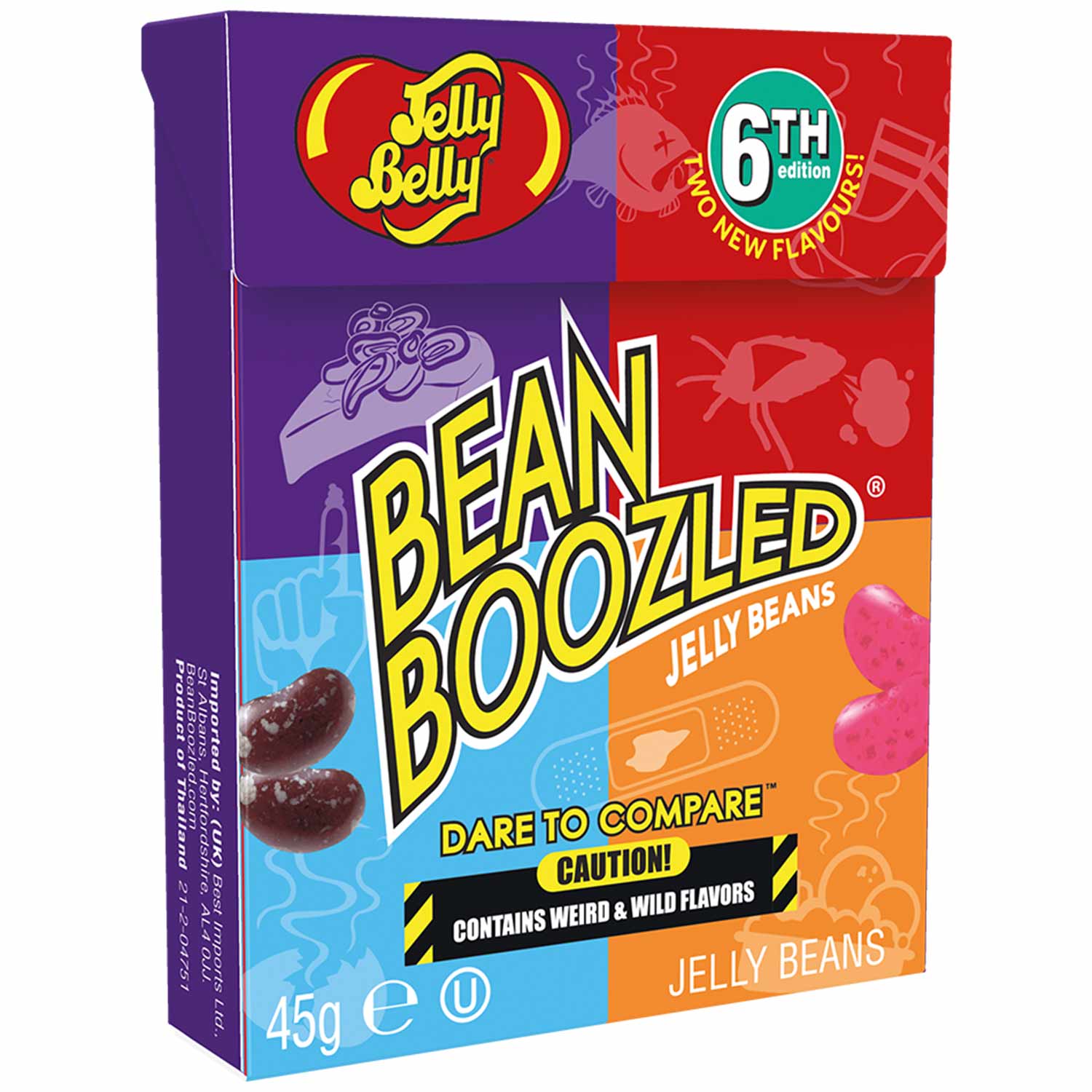 Jelly Belly Bean Boozled 'Edition 6' Refill Flip Top Box 45g