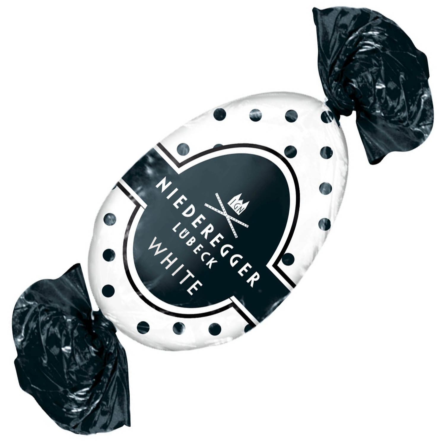 Niederegger Black & White Marzipan-Ei White 48g