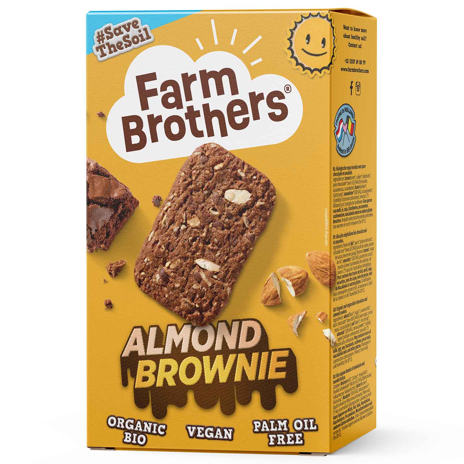Farm Brothers Almond Brownie Bio 135g