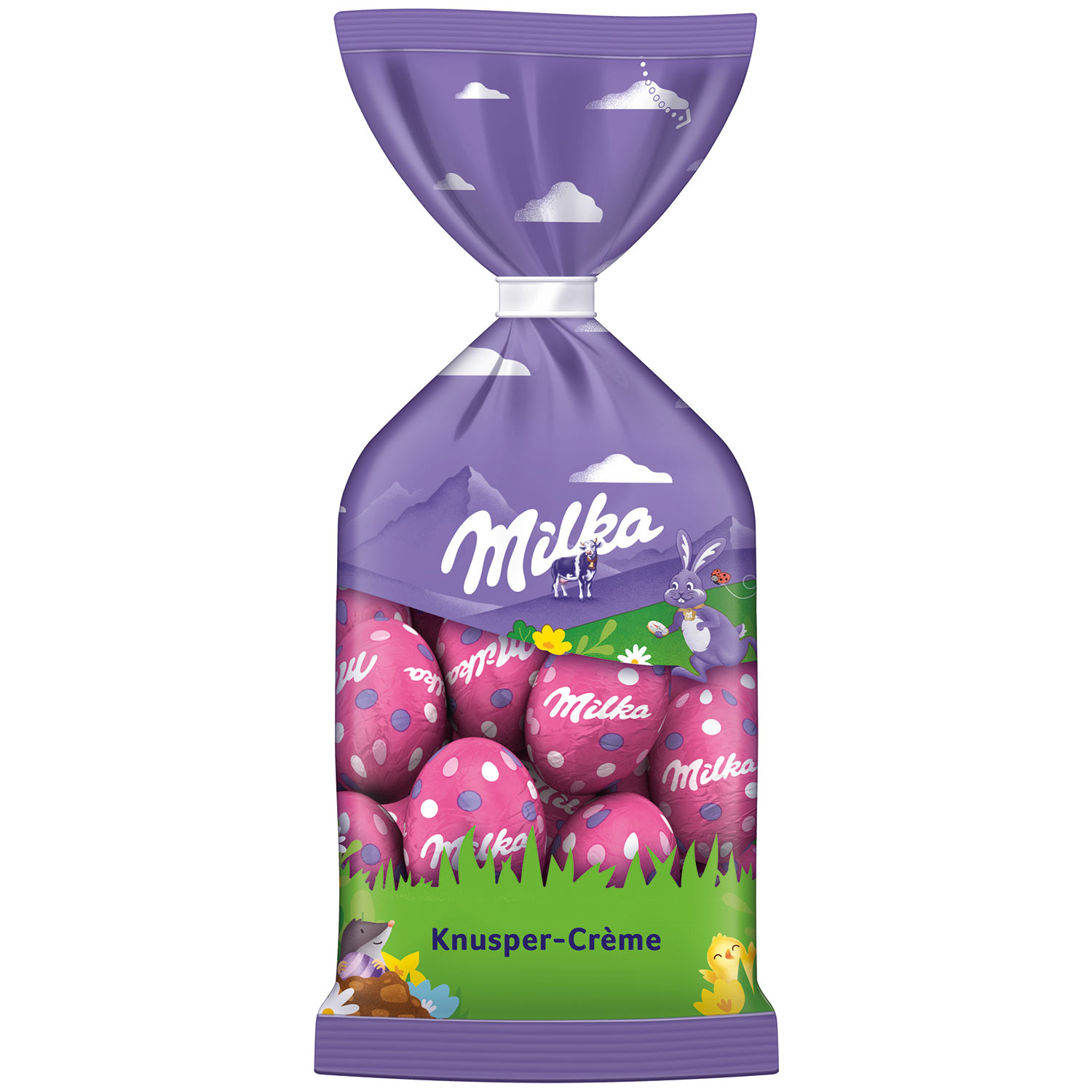 Milka Ostereier Knusper-Crème 100g