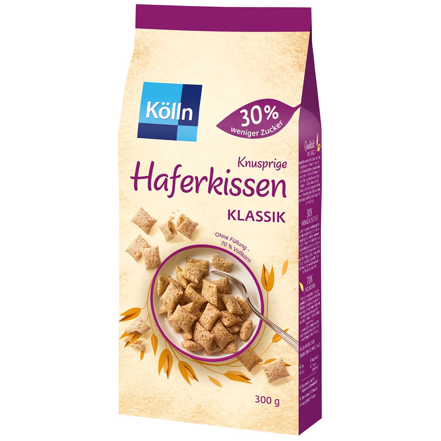 Kölln Knusprige Haferkissen Klassik 300g