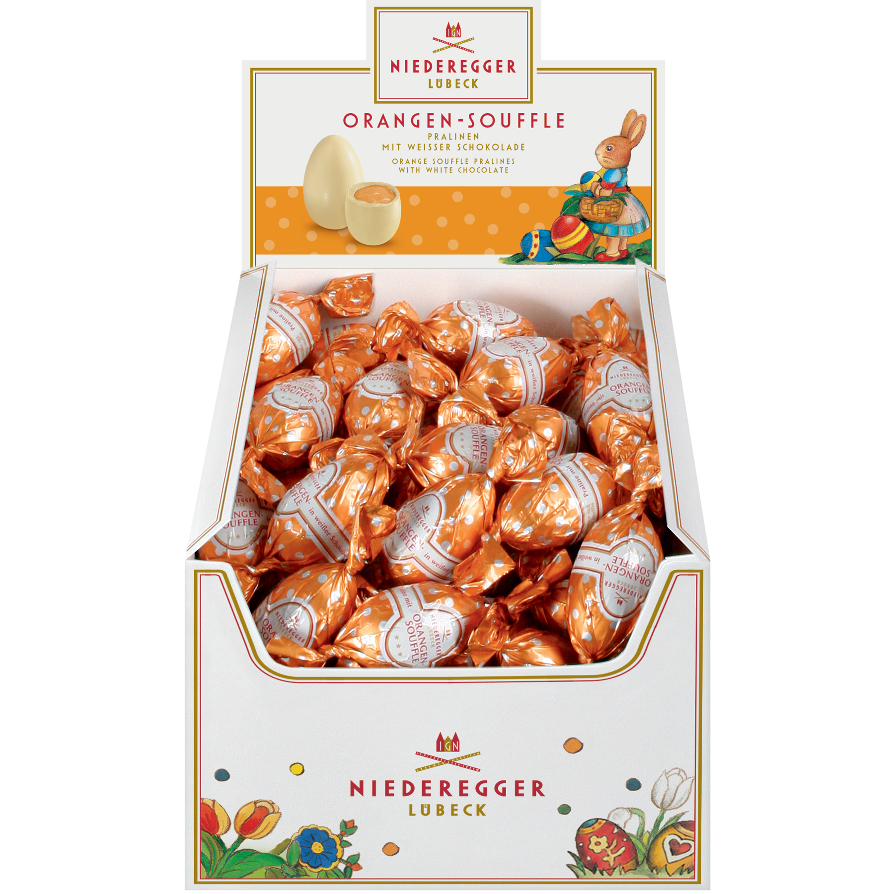 Niederegger Orangen-Soufflé-Eier 75x17g