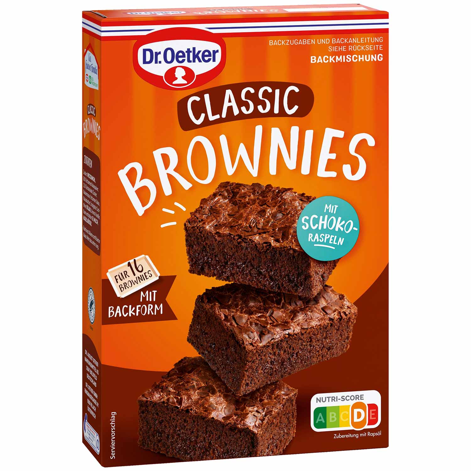 Dr. Oetker Backmischung Brownies Classic 462g