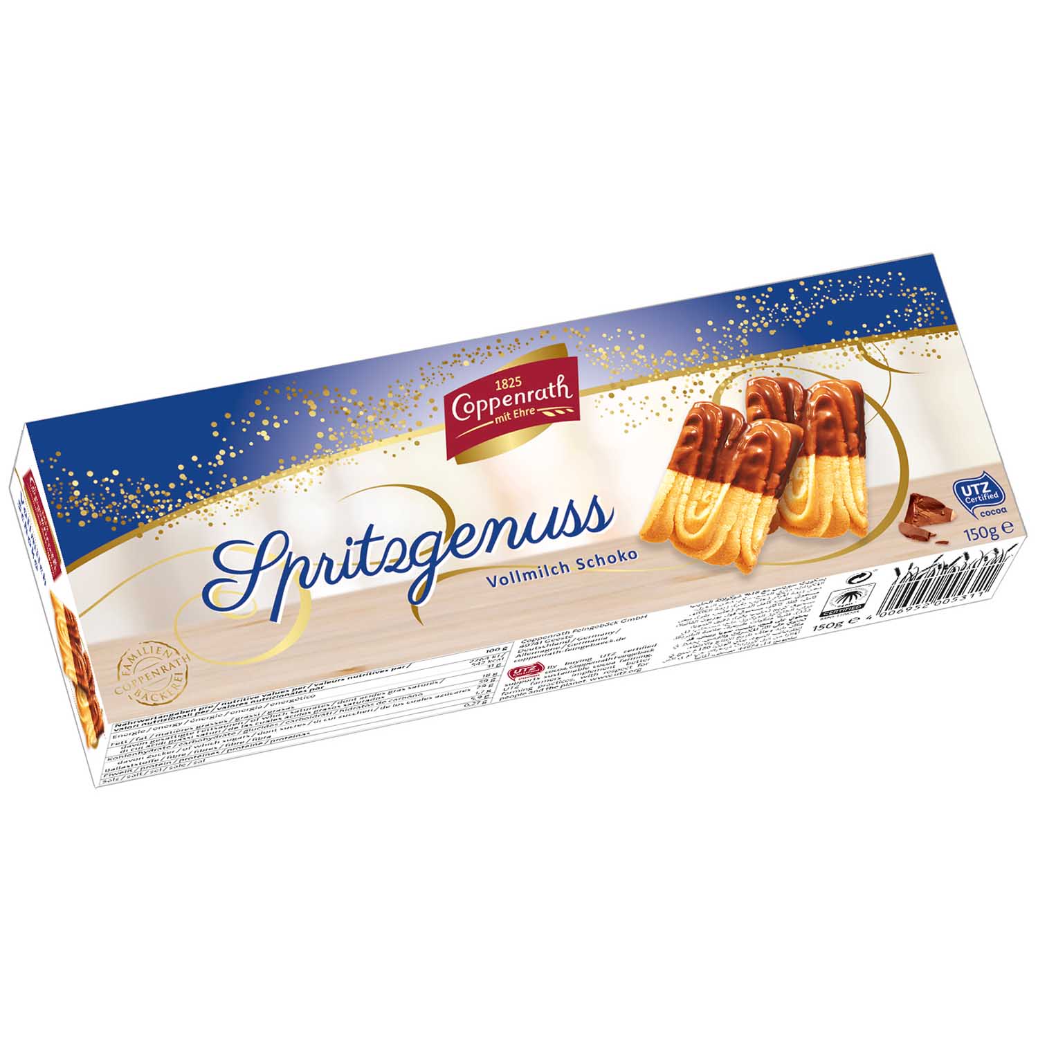 Coppenrath Spritzgenuss Vollmilch Schoko 150g