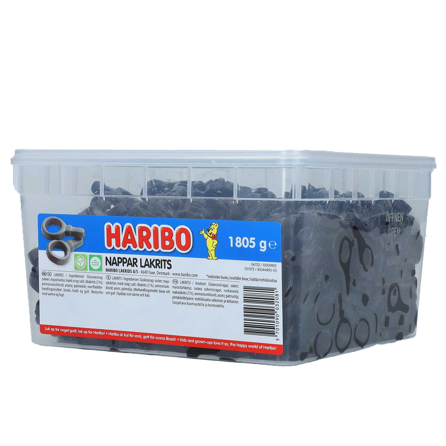 Haribo Nappar Lakrits 1,805kg