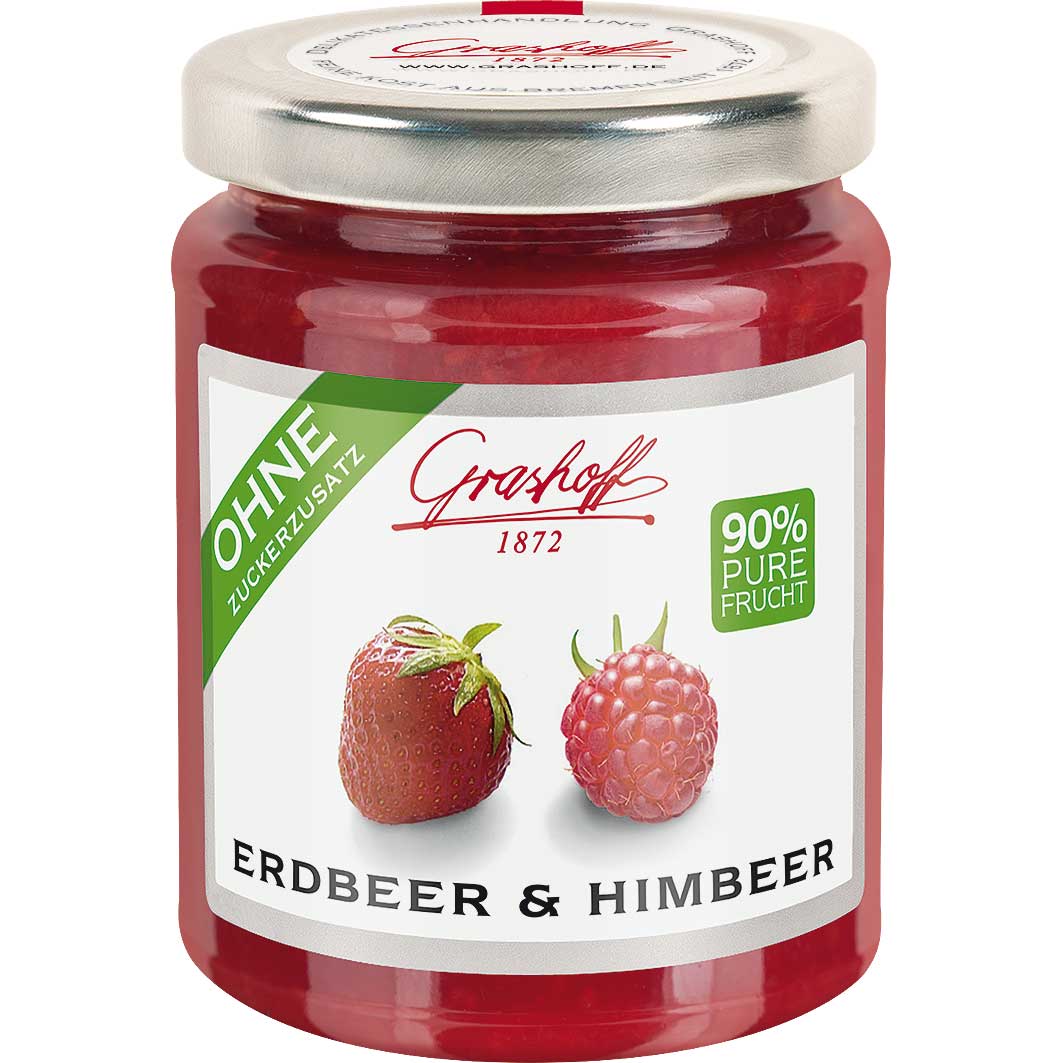 Grashoff Erdbeer & Himbeer 230g
