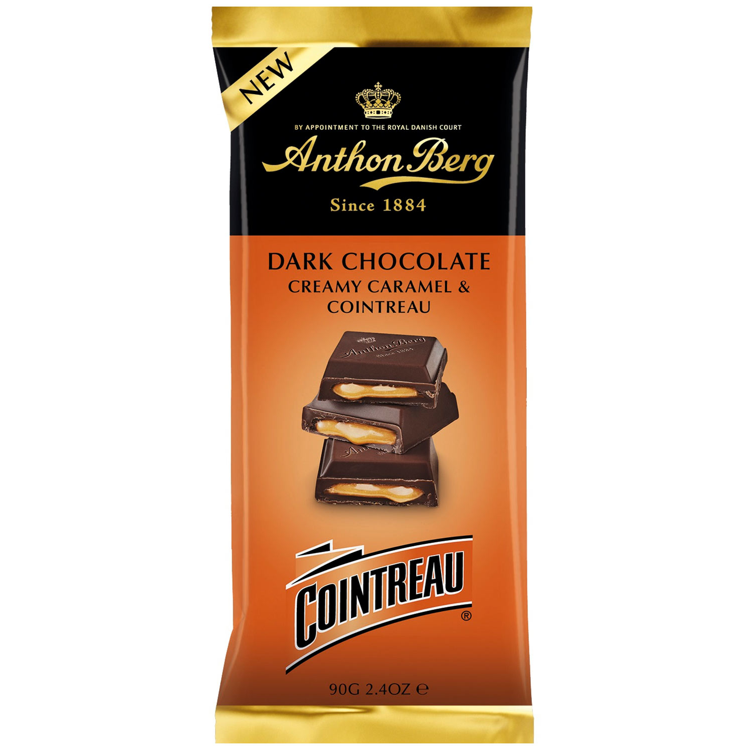 Anthon Berg Dark Chocolate Cointreau 90g