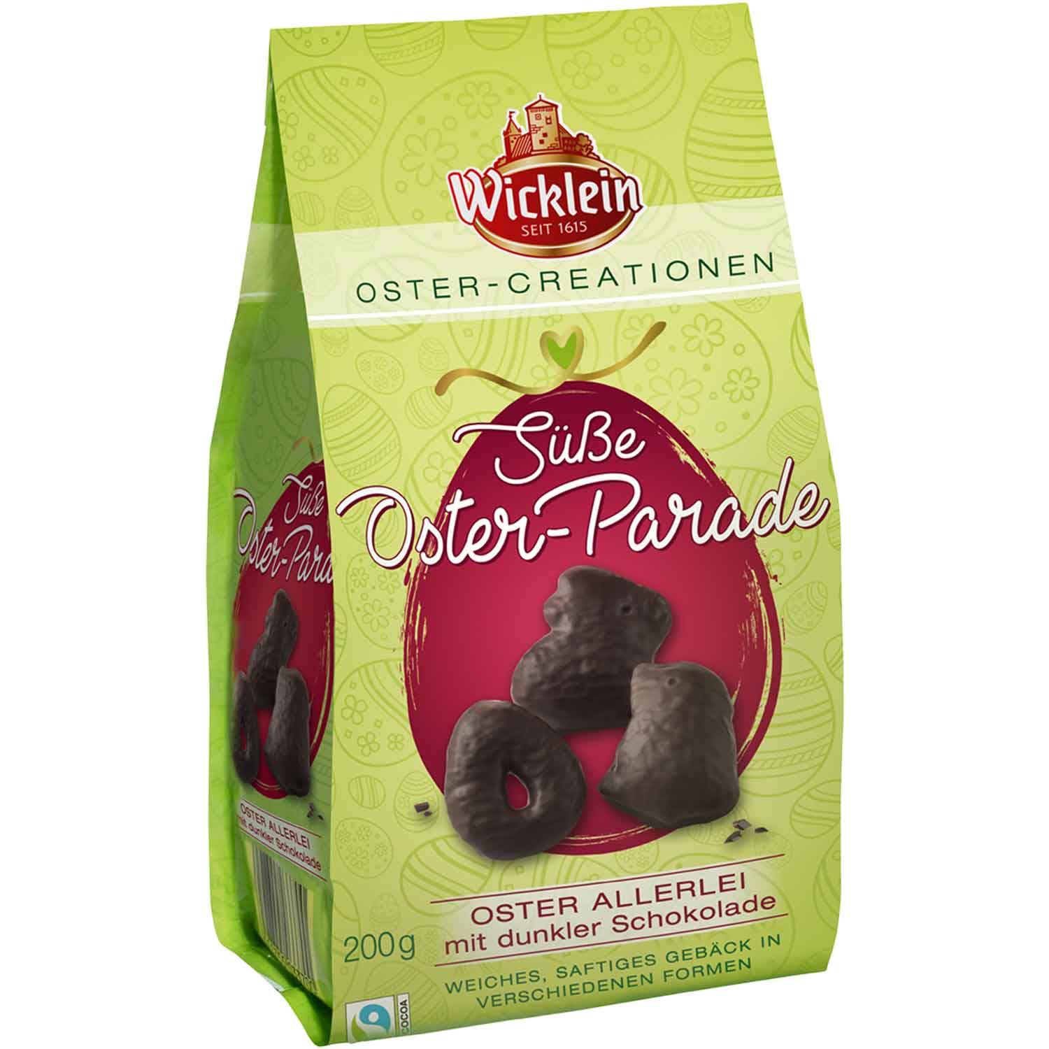 Wicklein Süße Oster-Parade Oster-Allerlei dunkle Schokolade 200g