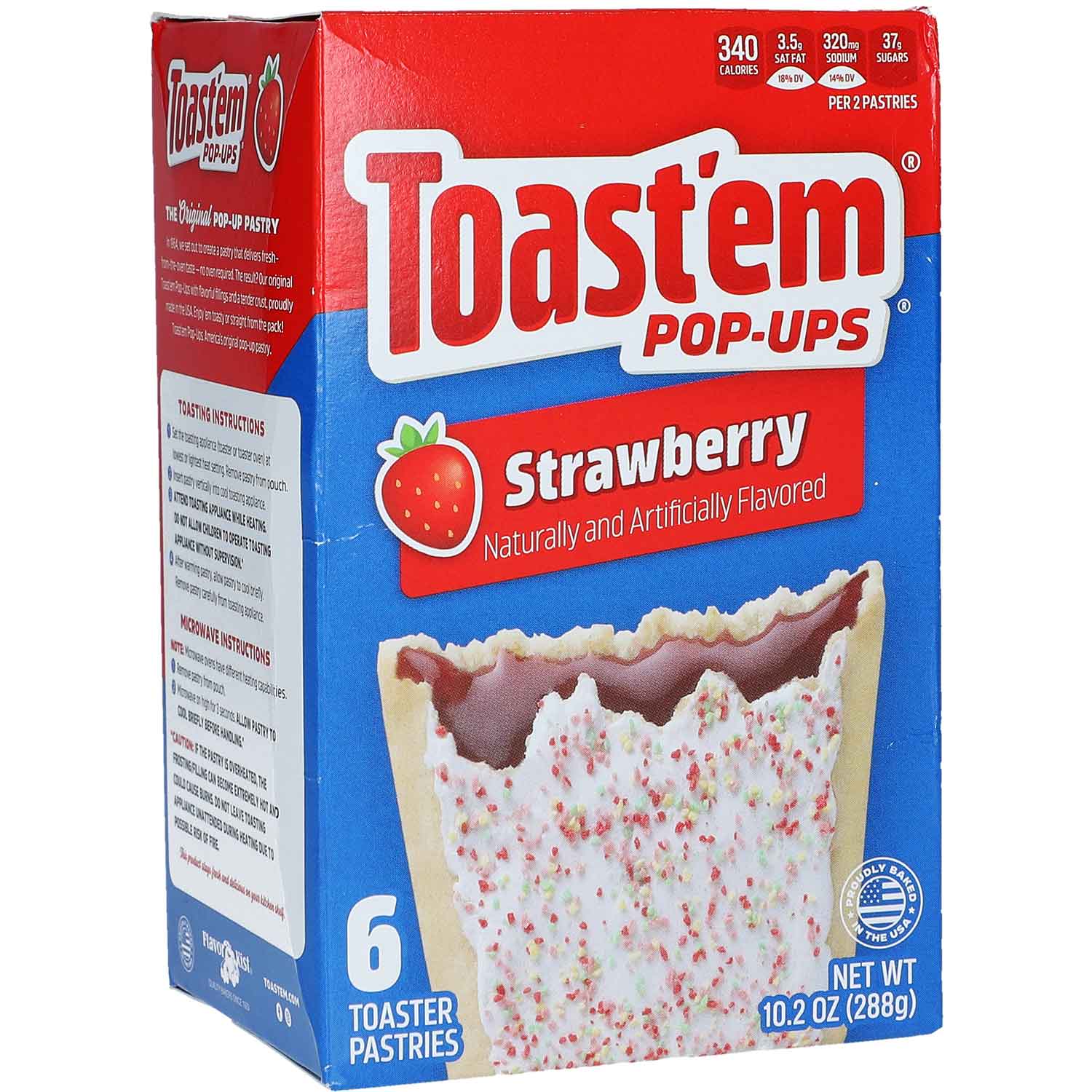 Toast'em Pop-Ups Strawberry 6er