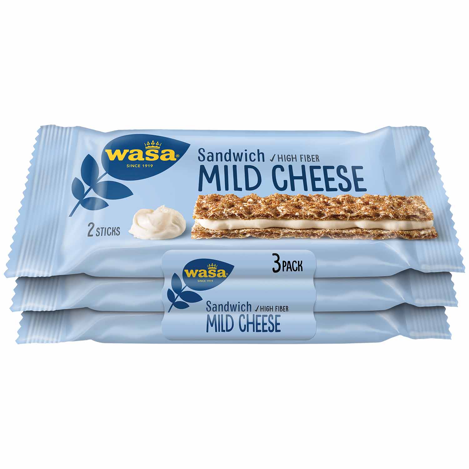 Wasa Sandwich Mild Cheese 3er