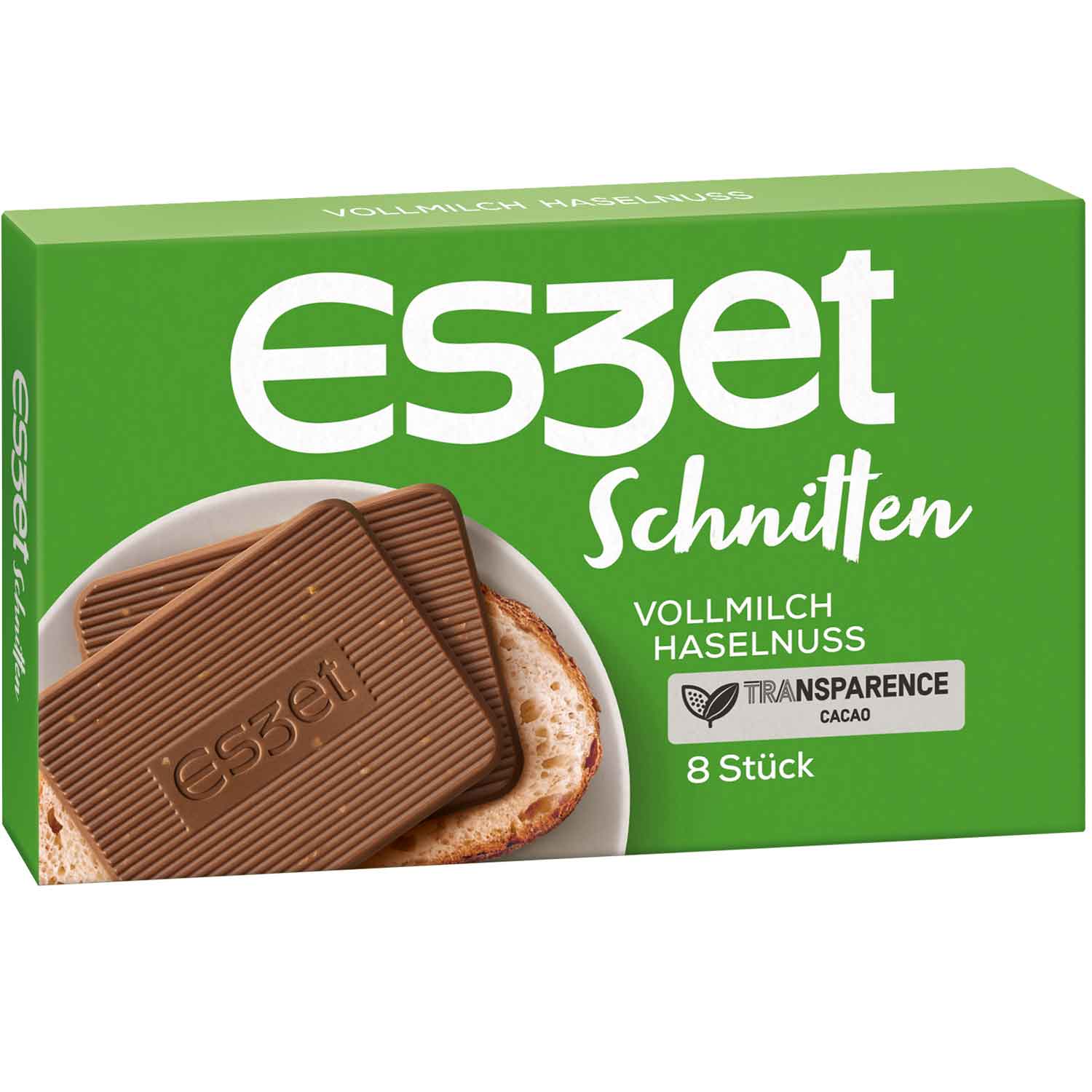 Eszet Schnitten Vollmilch Haselnuss 8er