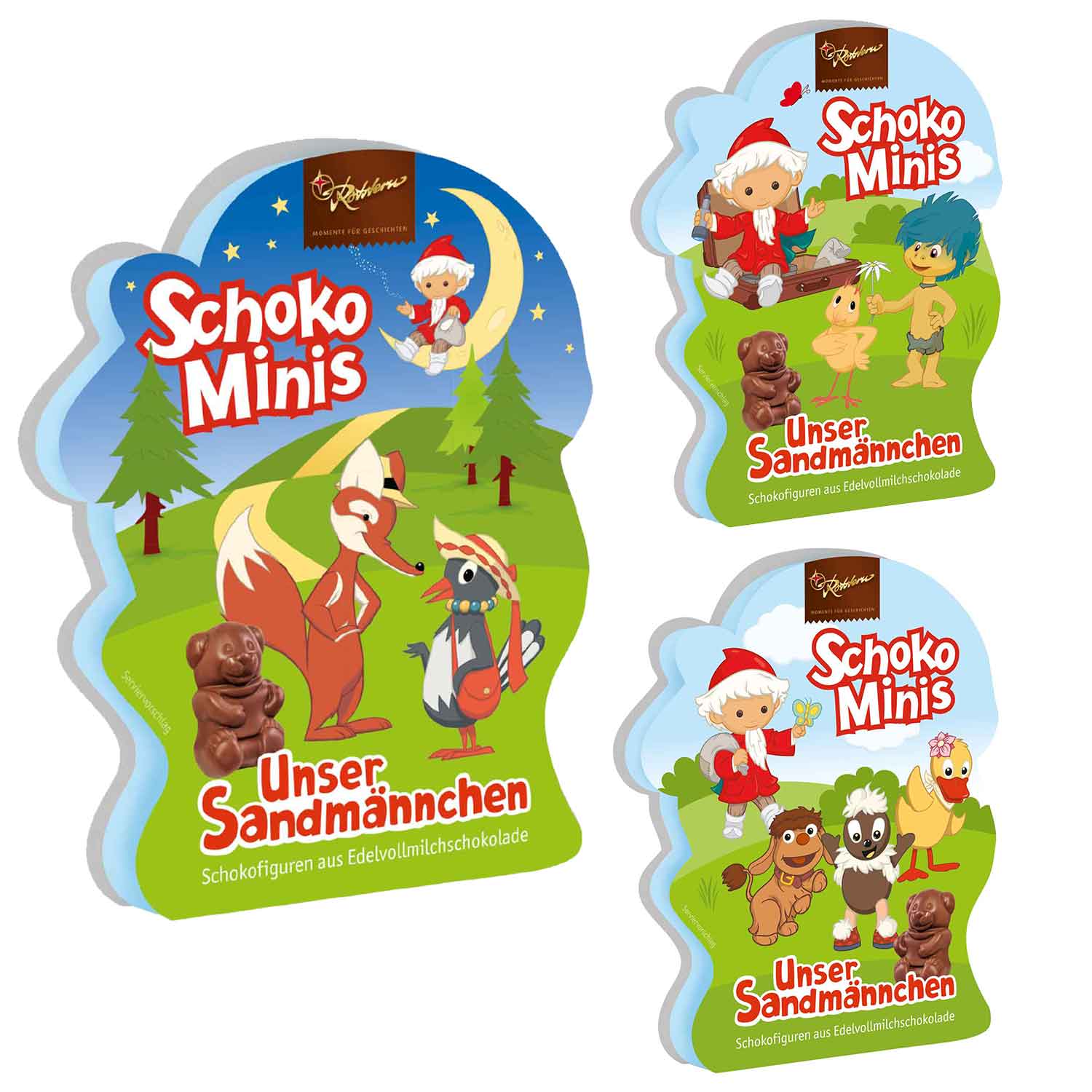 Rotstern Schoko Minis 'Unser Sandmännchen' 100g