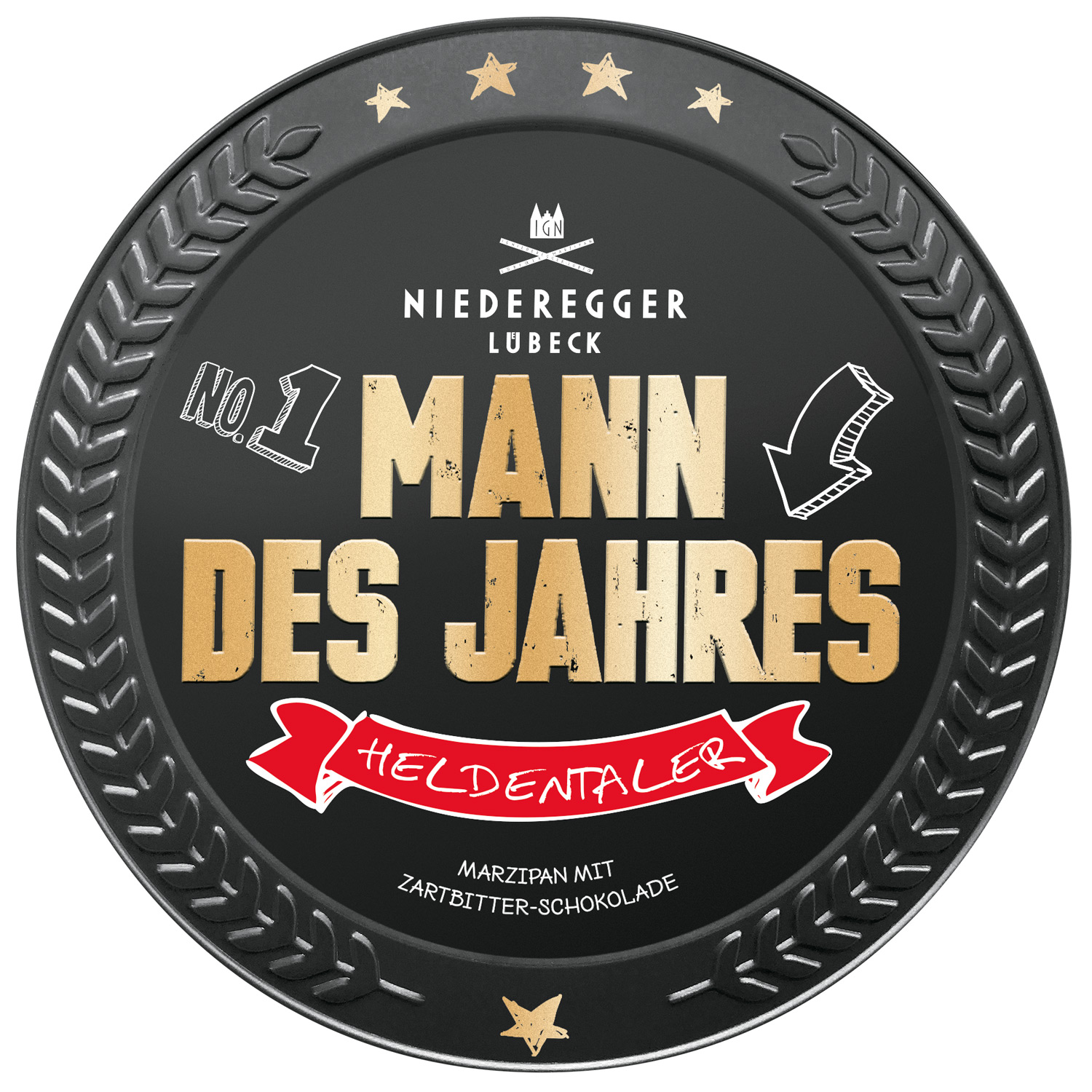 Niederegger Männersache 'Mann des Jahres' Heldentaler 185g