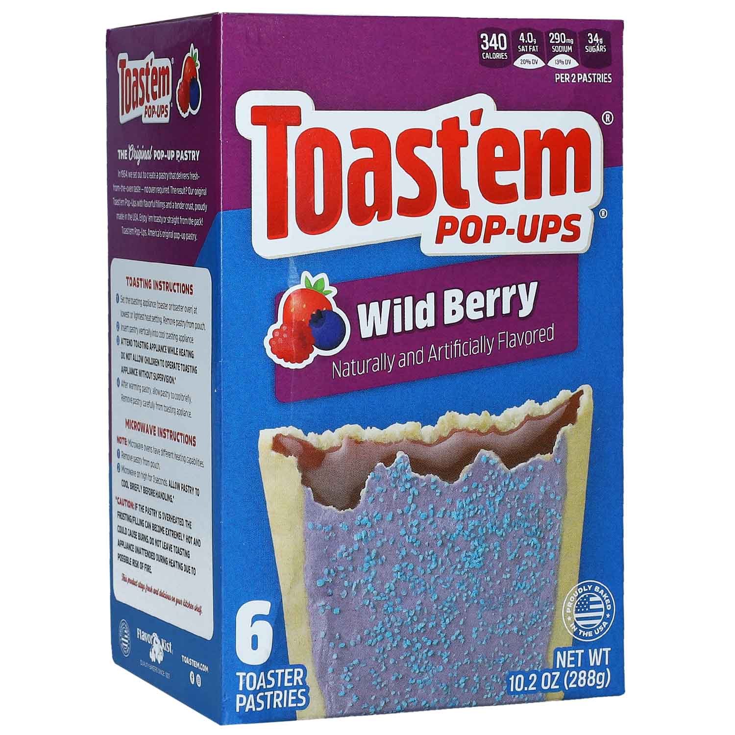 Toast'em Pop-Ups Wild Berry 6er