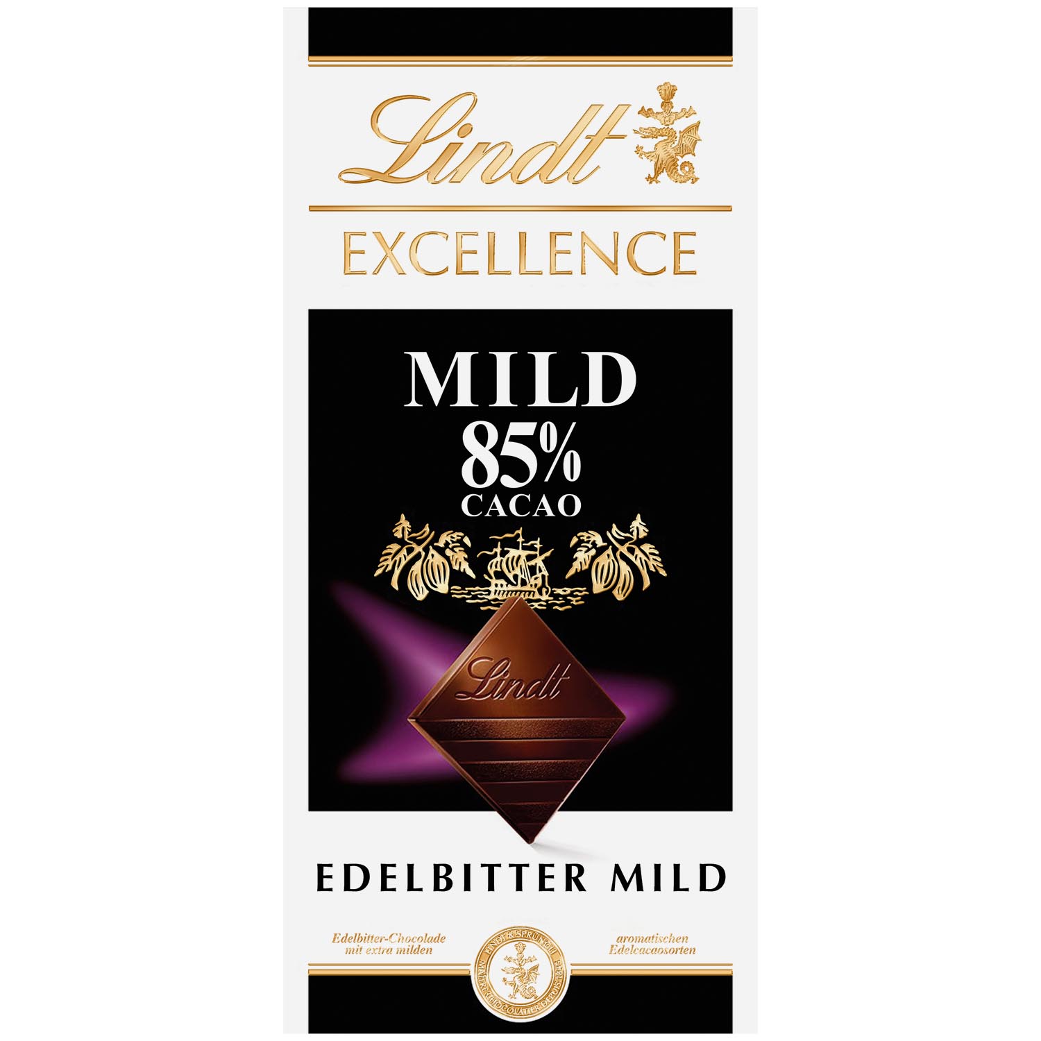 Lindt Excellence Mild 85% Cacao Edelbitter Tafel 100g