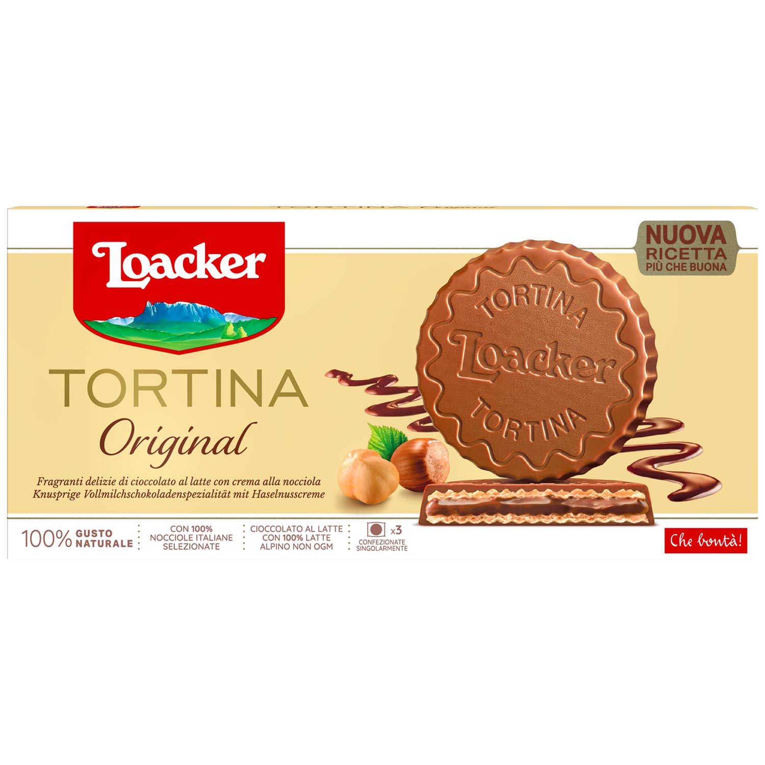 Loacker Tortina Original 3x21g