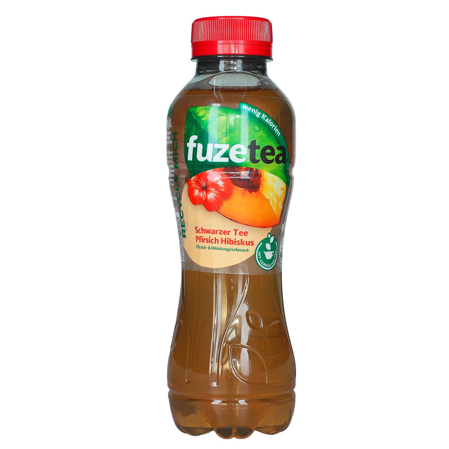 fuzetea Schwarzer Tee Pfirsich Hibiskus 400ml