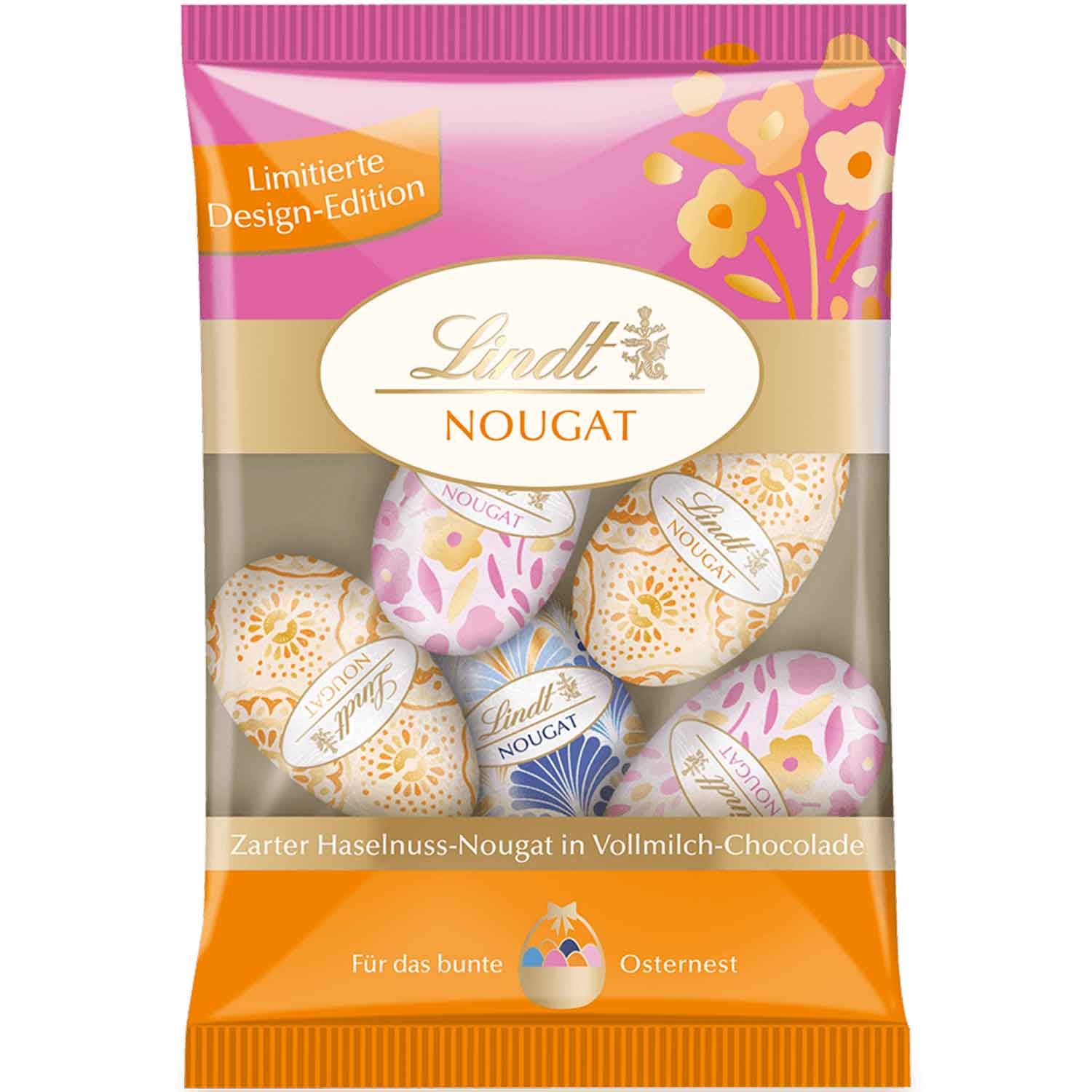 Lindt Deko Edition Nougat-Eier maritim 90g