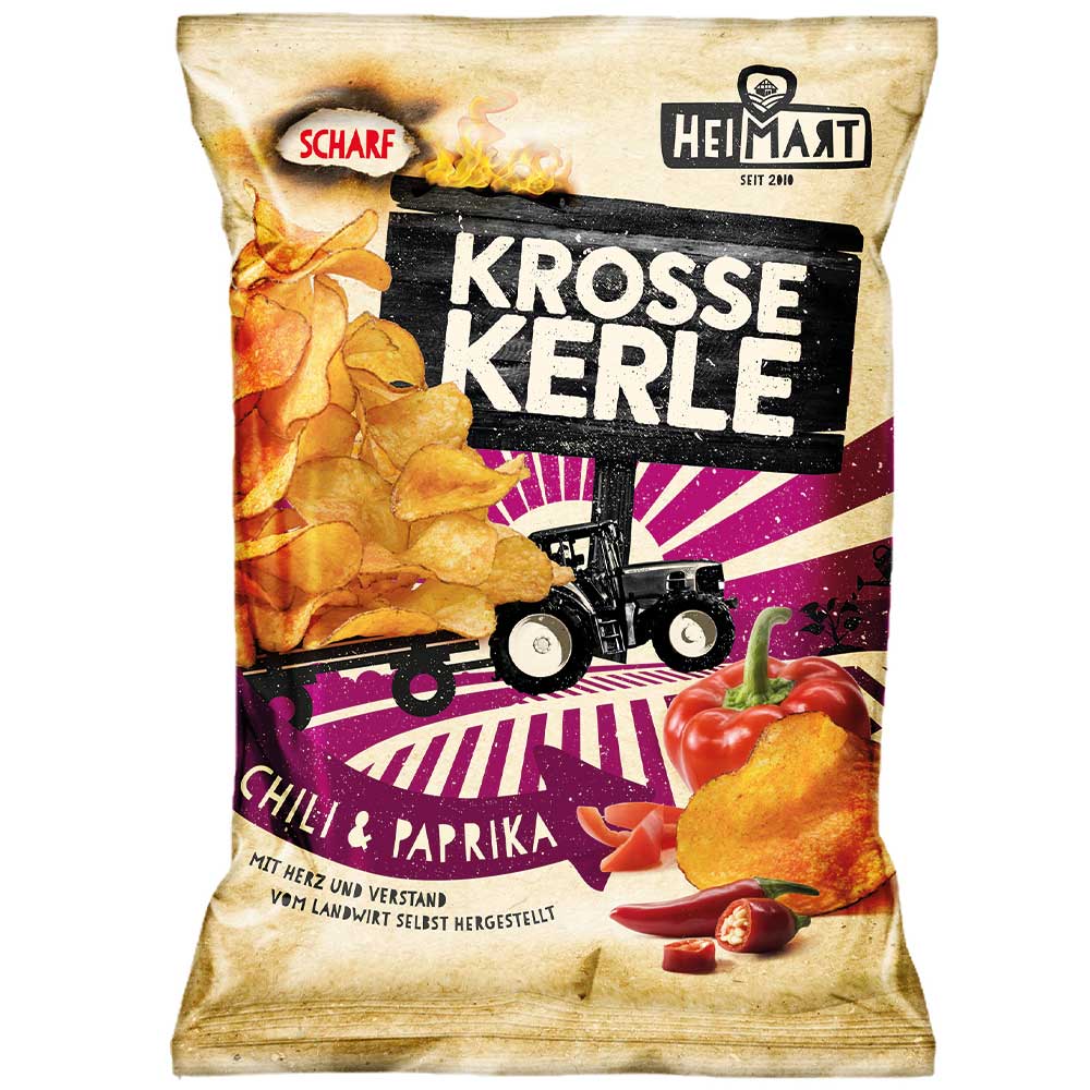 HeiMart Krosse Kerle Chili & Paprika 115g