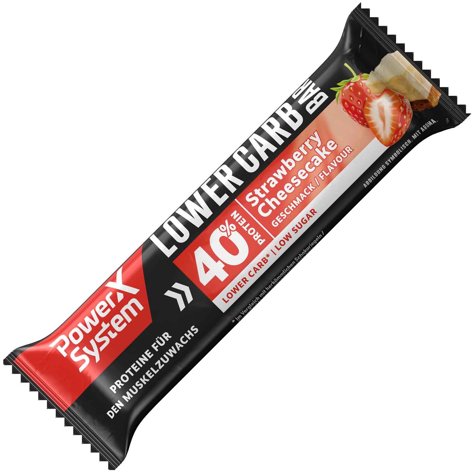 Power System Lower Carb Strawberry Cheesecake 40g