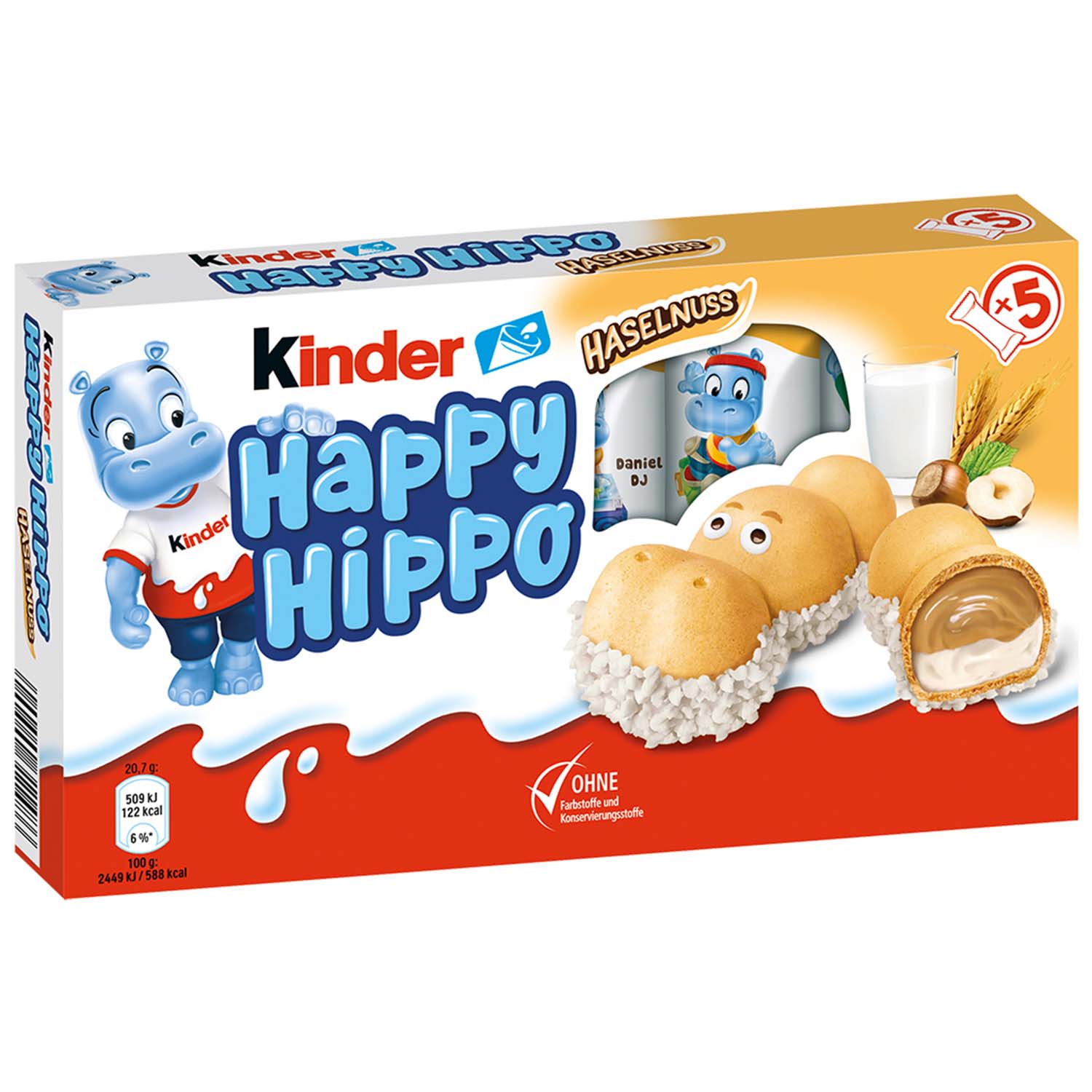 kinder Happy Hippo Haselnuss 103,5g