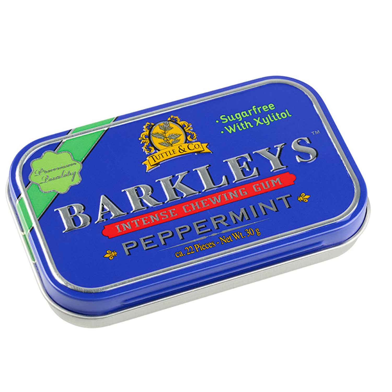 Barkleys Intense Chewing Gum Peppermint zuckerfrei 30g