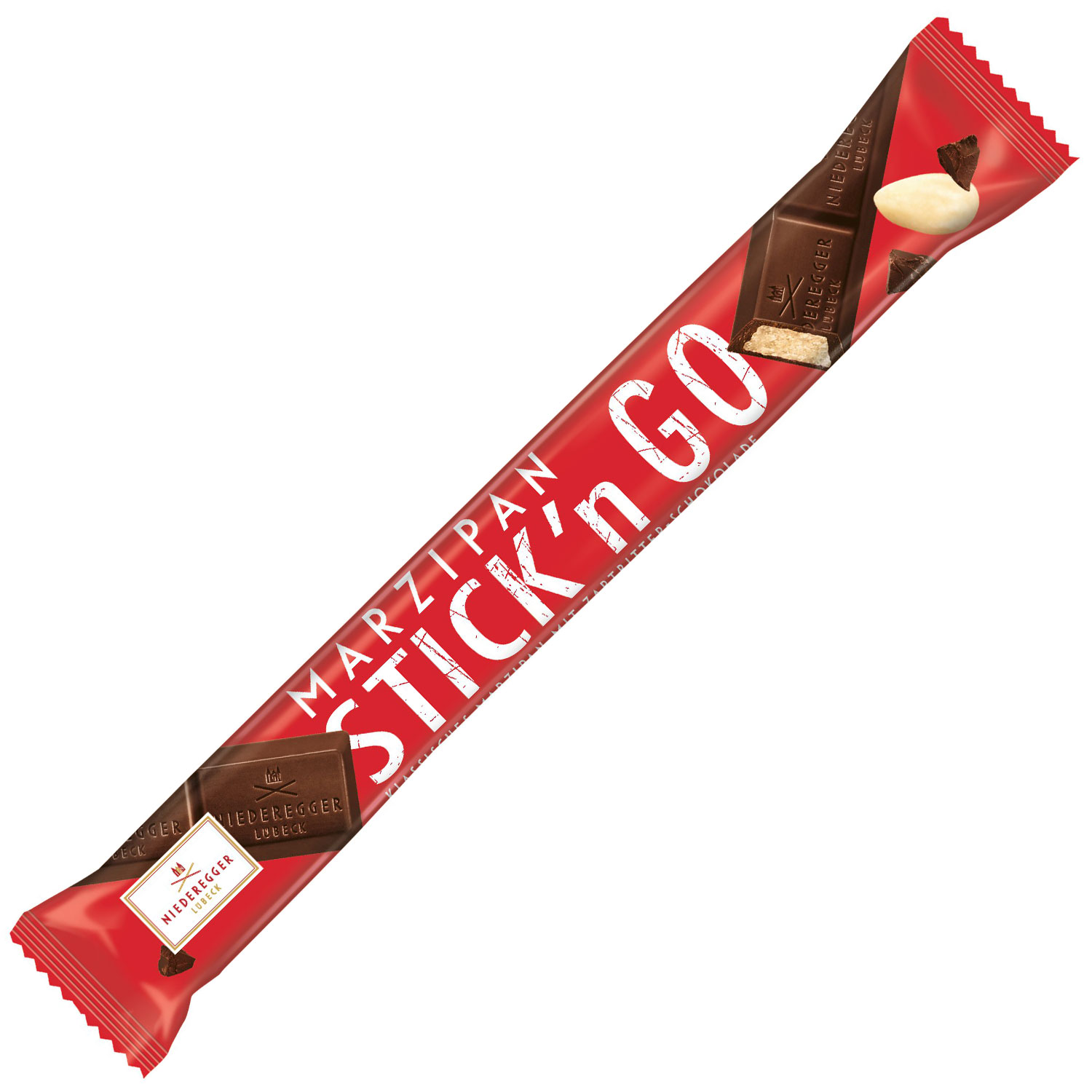 Niederegger Marzipan Stick 'n Go Classic Zartbitter 40g