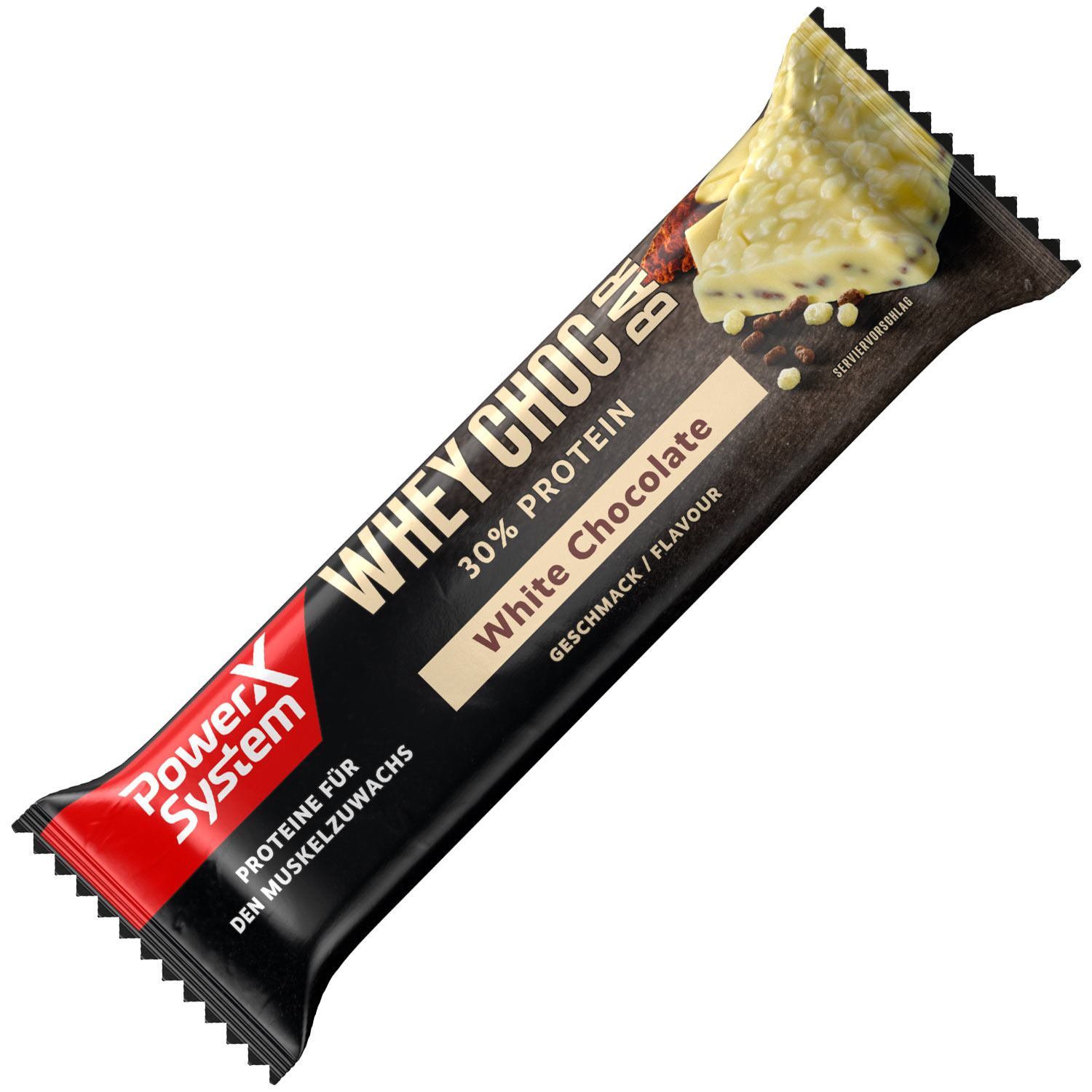 Power System Whey Choc Bar White Chocolate 50g