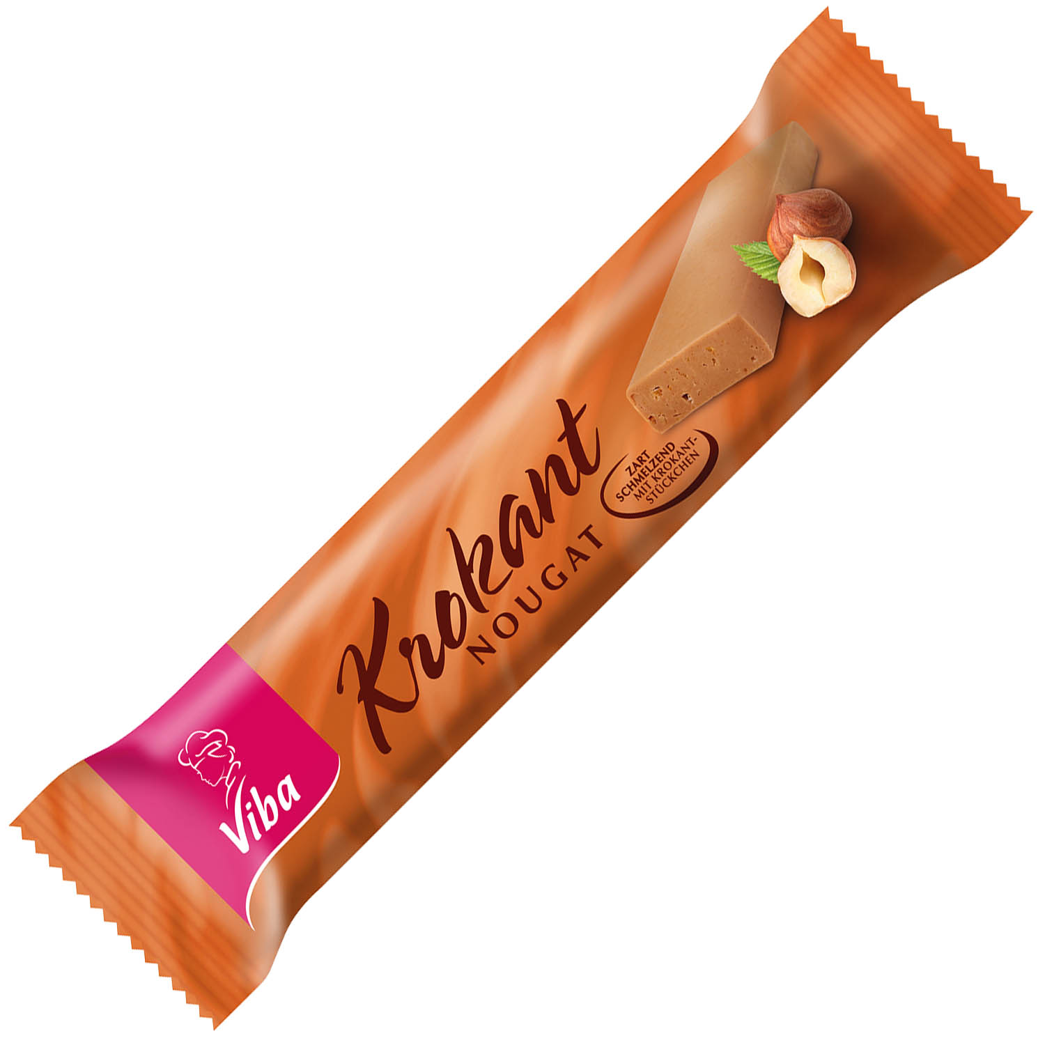 Viba Krokant Nougat Riegel 75g