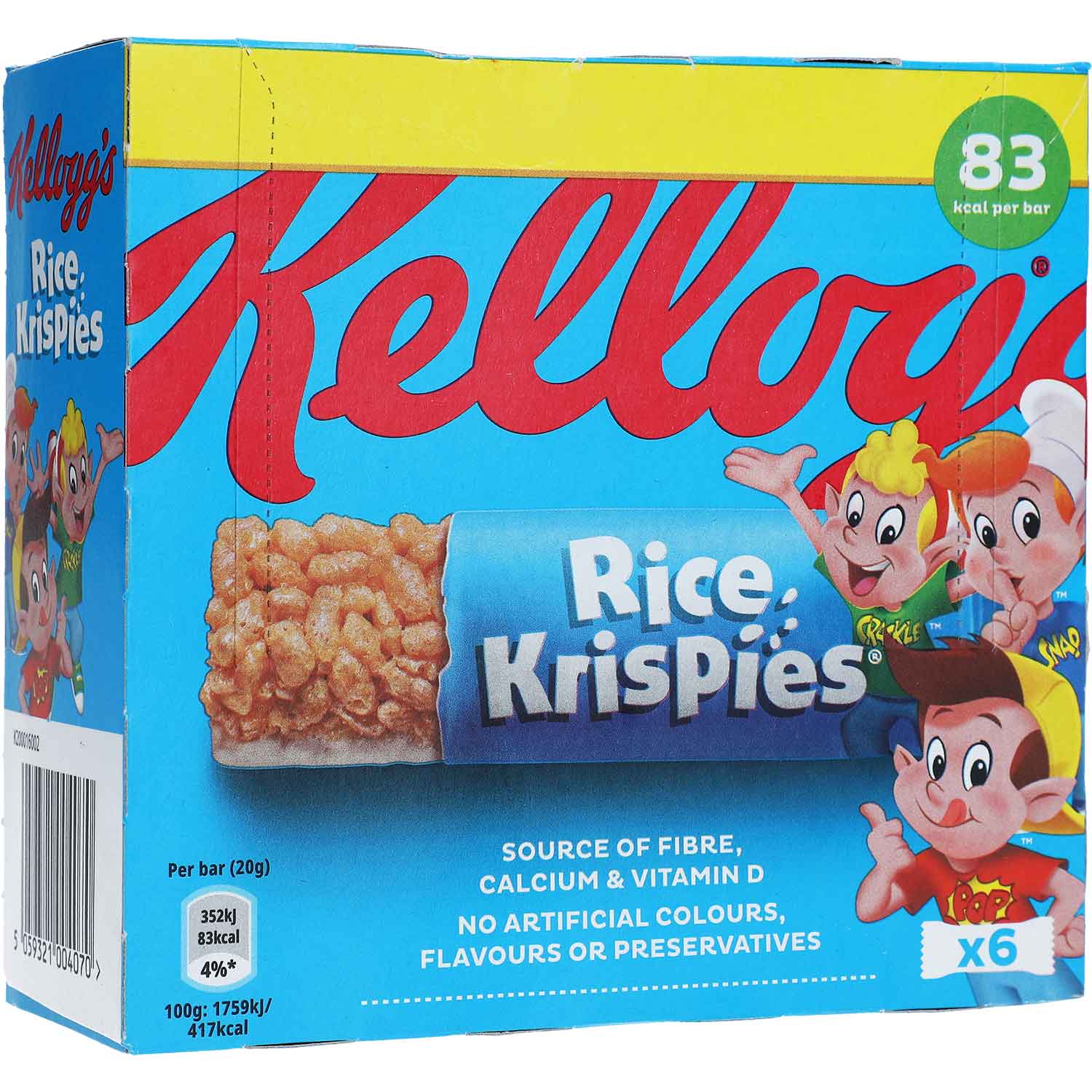 Kellogg's Rice Krispies Riegel 6x20g