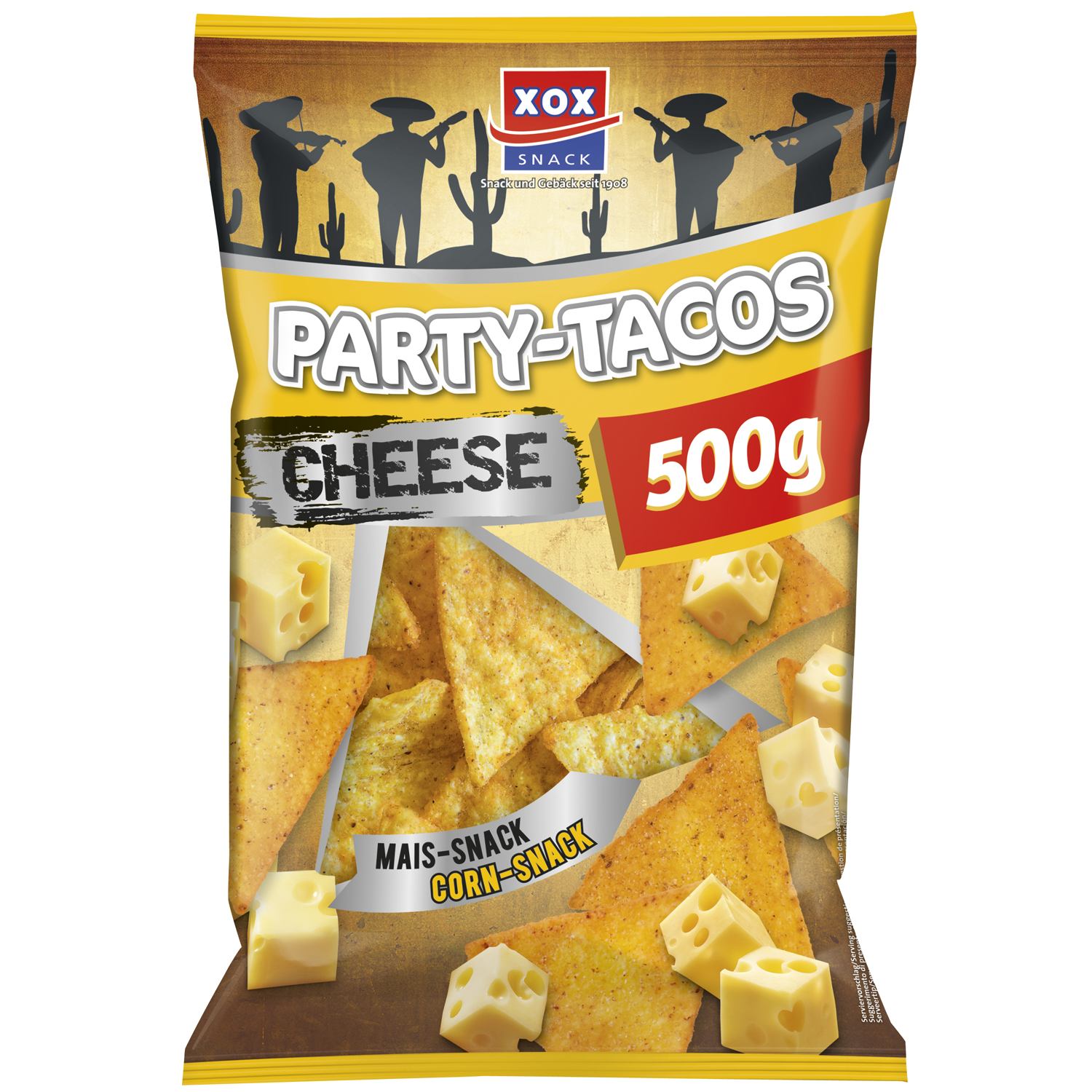 XOX Party-Tacos Cheese 500g