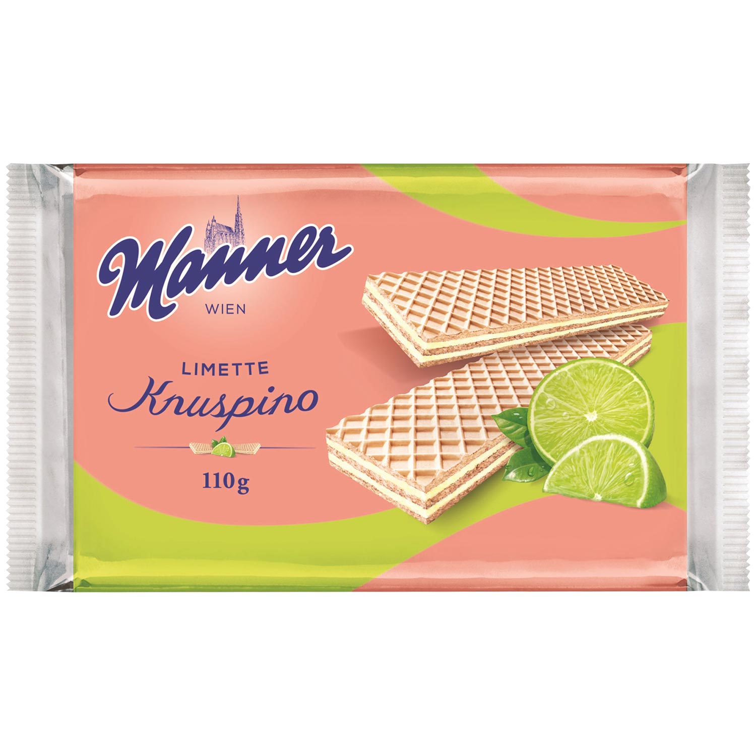 Manner Knuspino Limette 110g