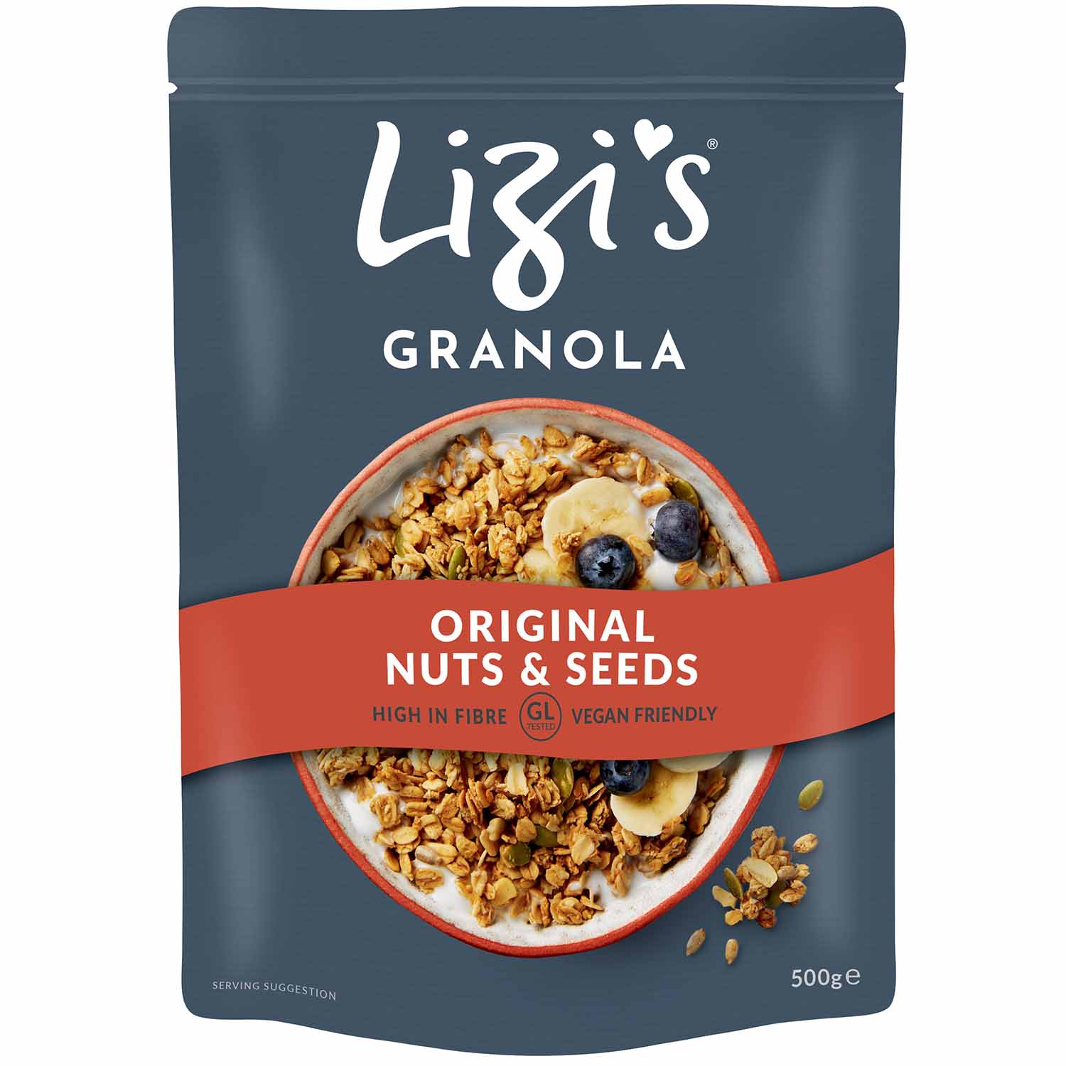 Lizi's Granola Original Nuts & Seeds 500g