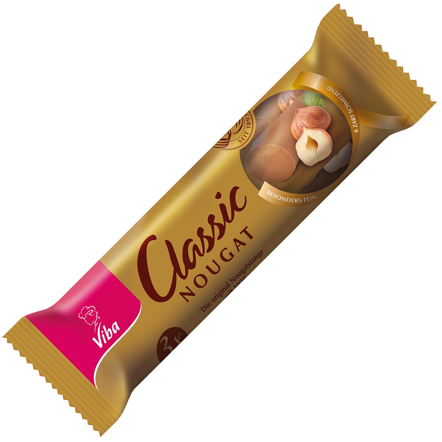 Viba Classic Nougat Stangen 3x50g