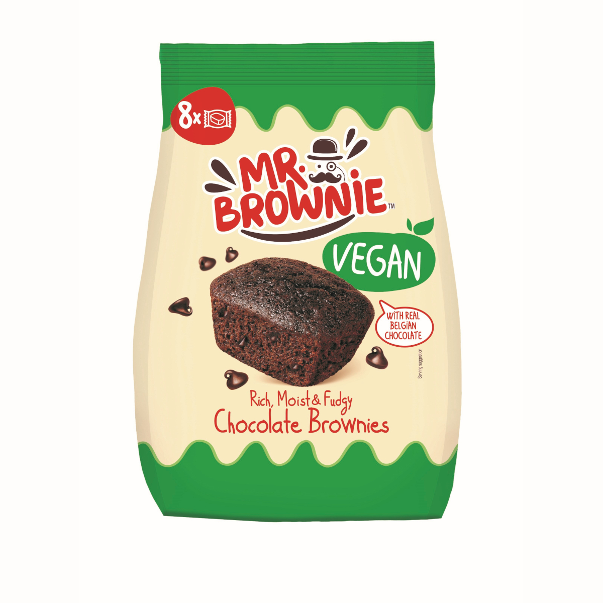 Mr. Brownie Chocolate Brownies Vegan 200g