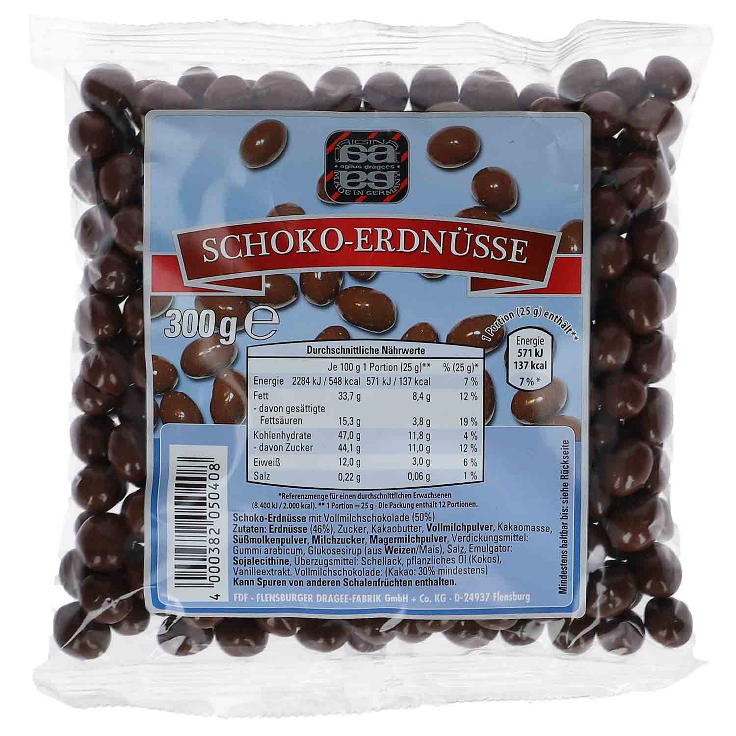 agilus dragees Schoko-Erdnüsse 300g