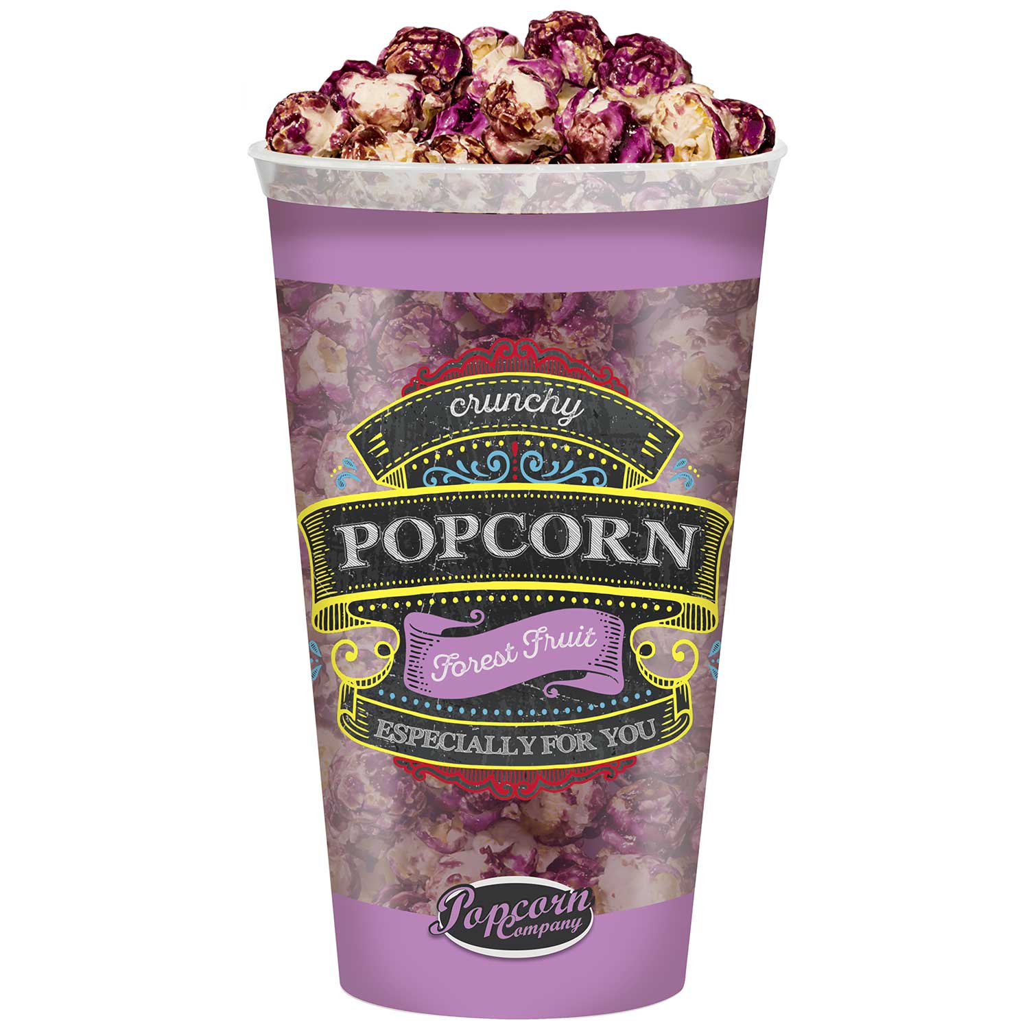 Popcorn Company Crunchy Popcorn Forest Fruit 125g