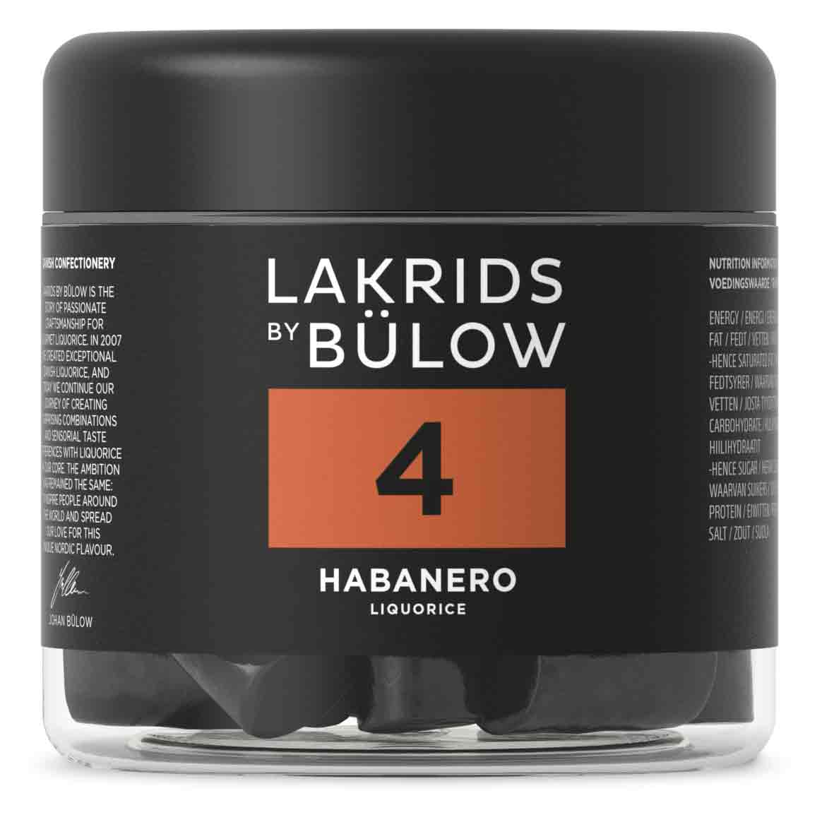 Lakrids by Bülow 4 Habanero Liquorice 150g