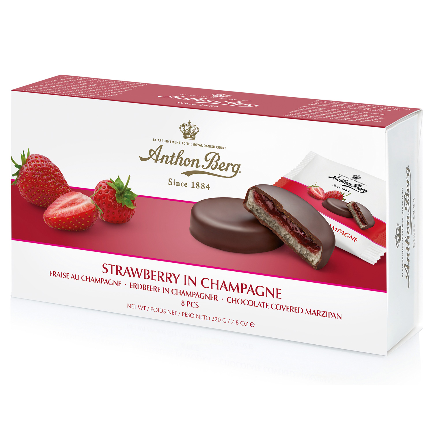 Anthon Berg Strawberry in Sparkling Wine 8er
